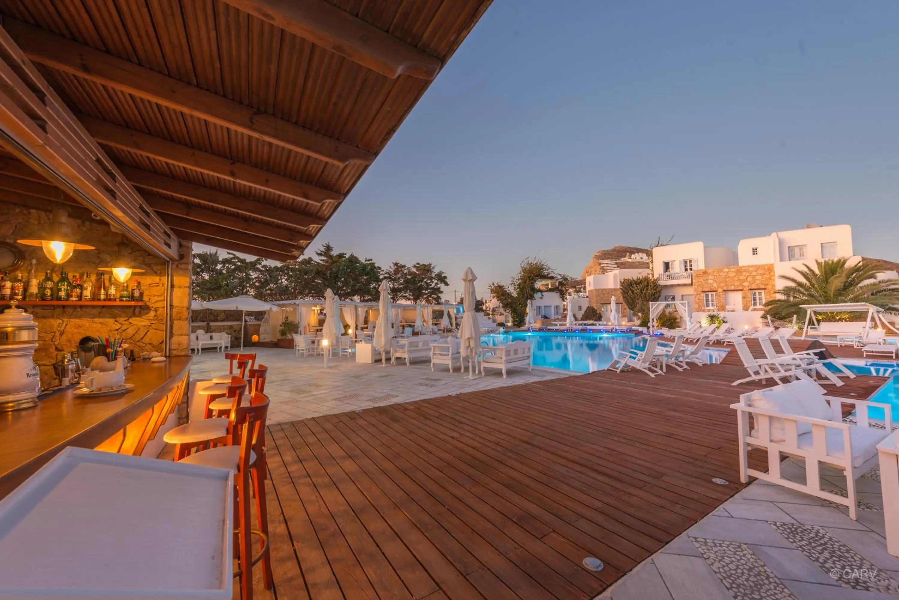 Lounge or bar in Chora Resort Hotel & Spa
