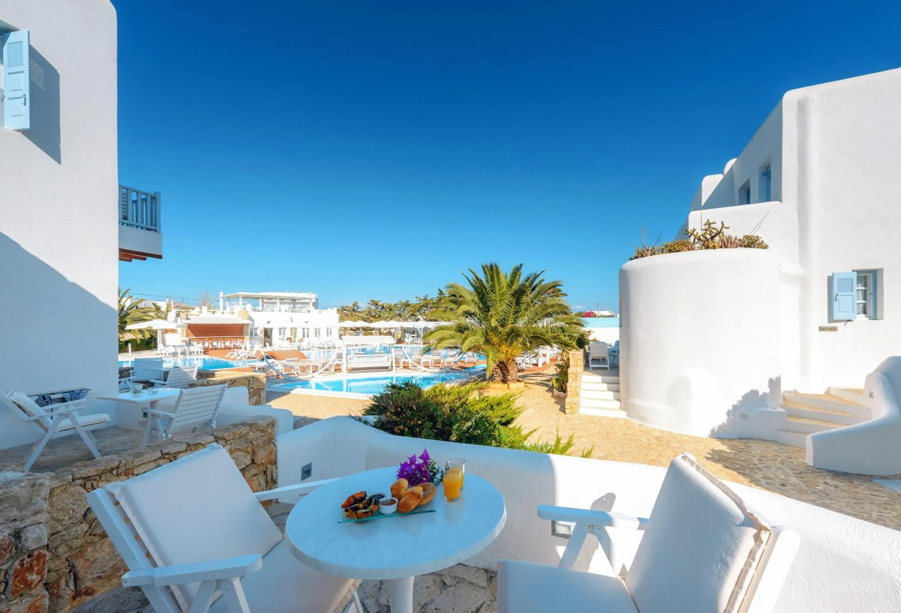 Balcony/Terrace in Chora Resort Hotel & Spa