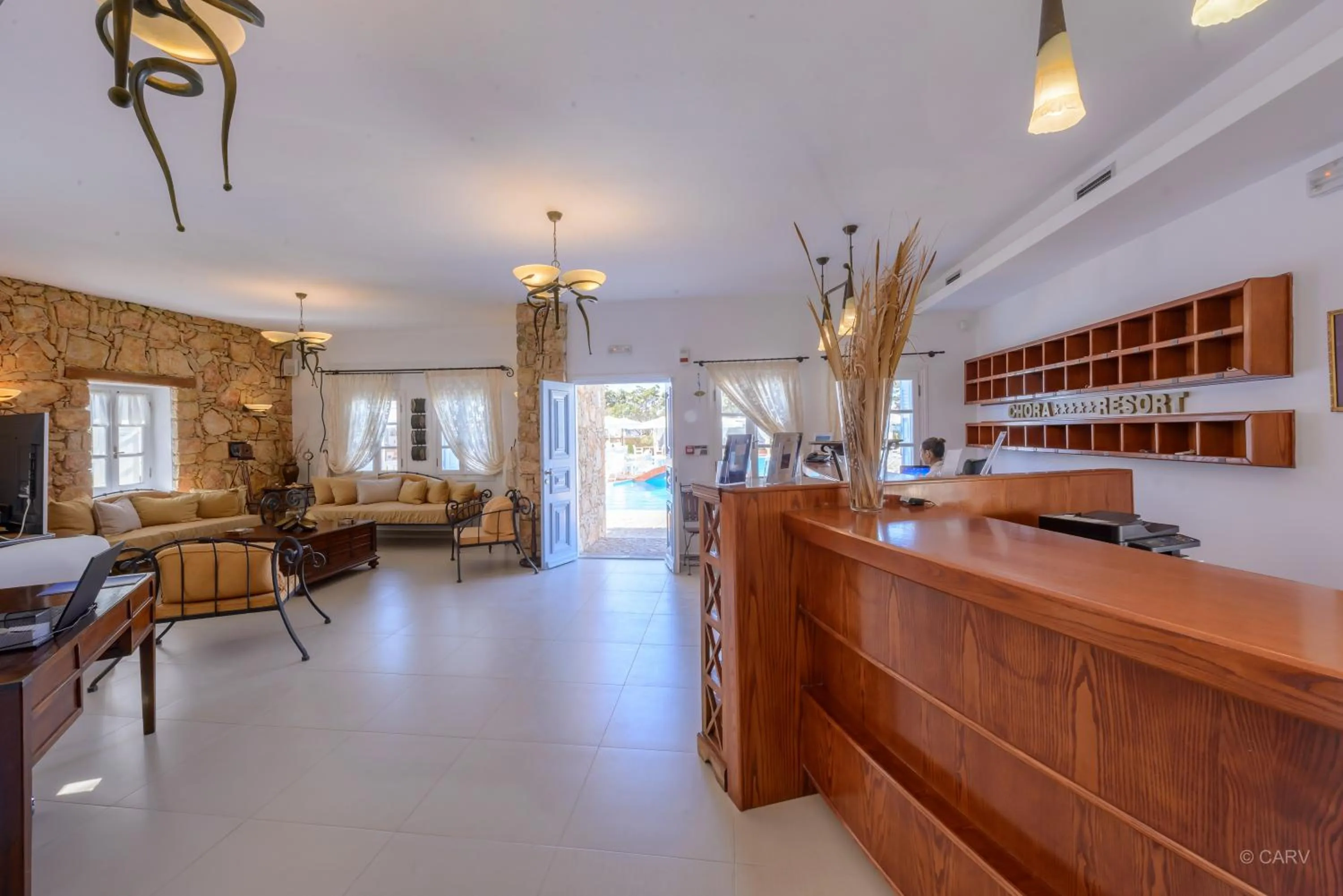 Lobby or reception in Chora Resort Hotel & Spa