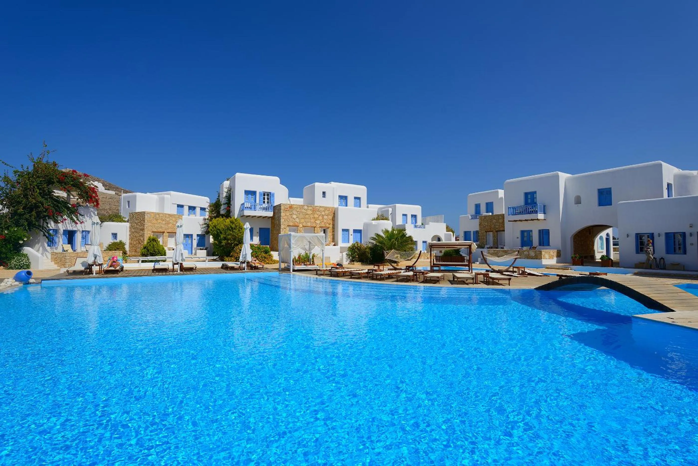 Pool view in Chora Resort Hotel & Spa