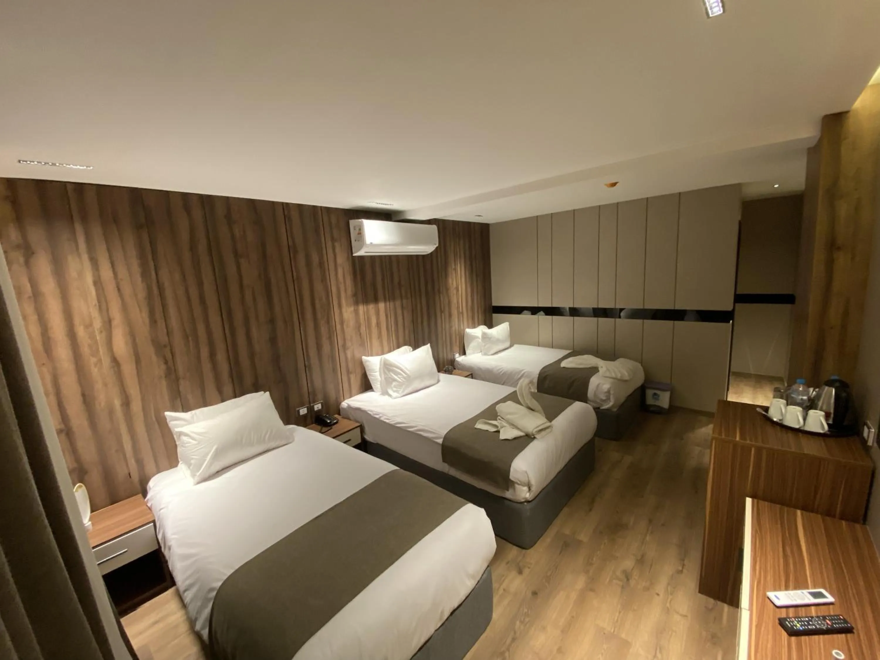 Bed in The View Delta Hotel