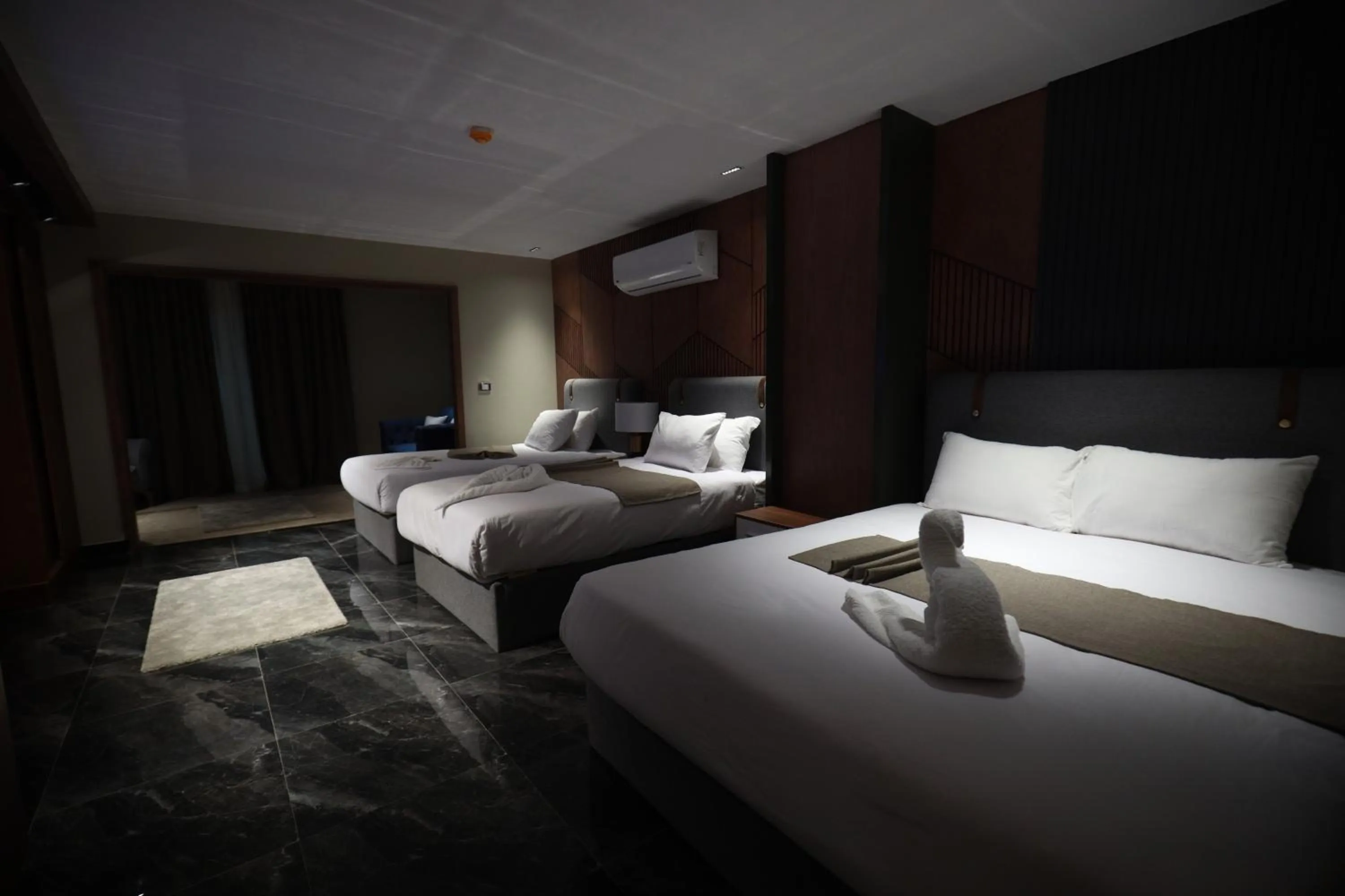 Bed in The View Delta Hotel