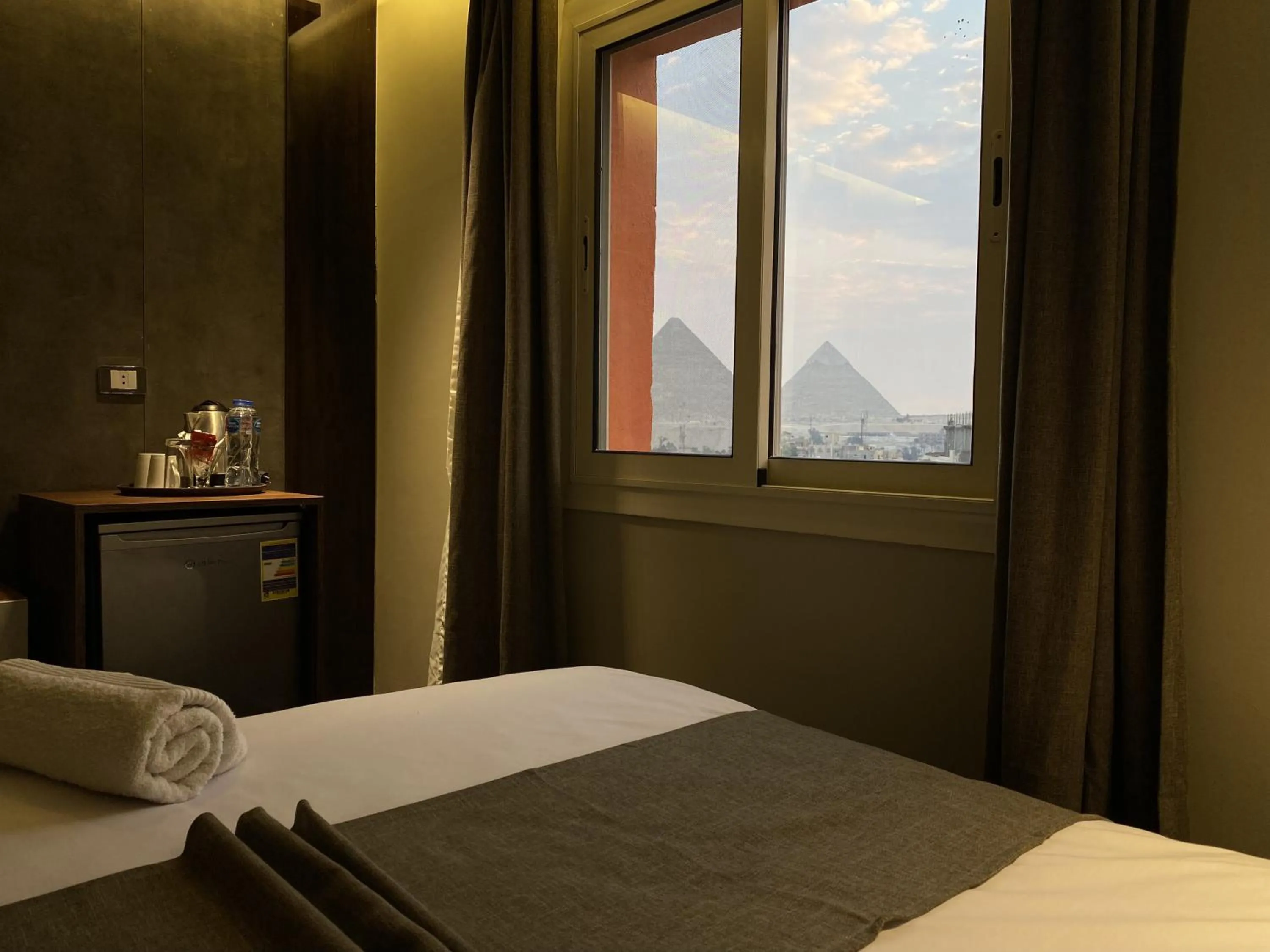 Bed in The View Delta Hotel