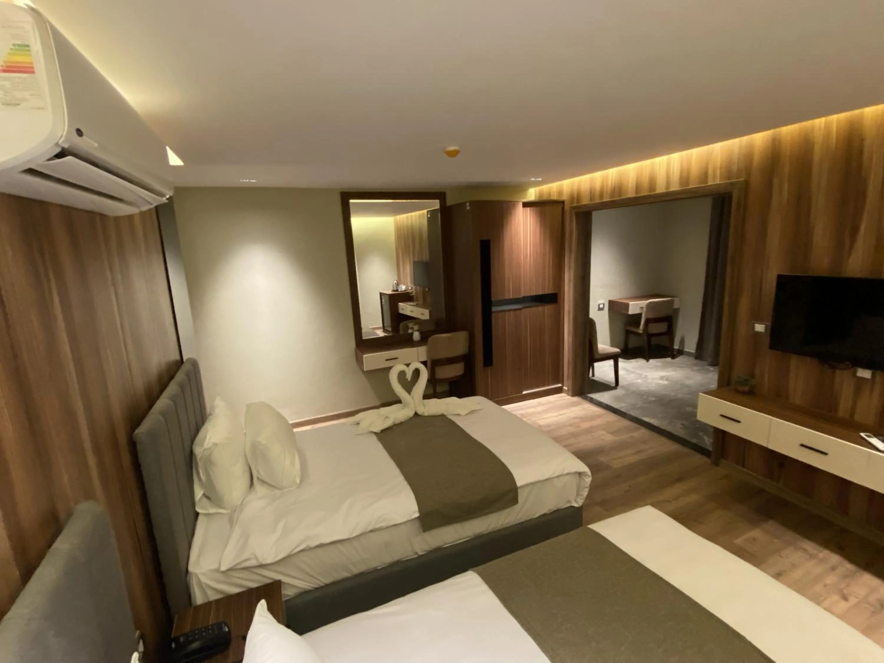 Bed in The View Delta Hotel