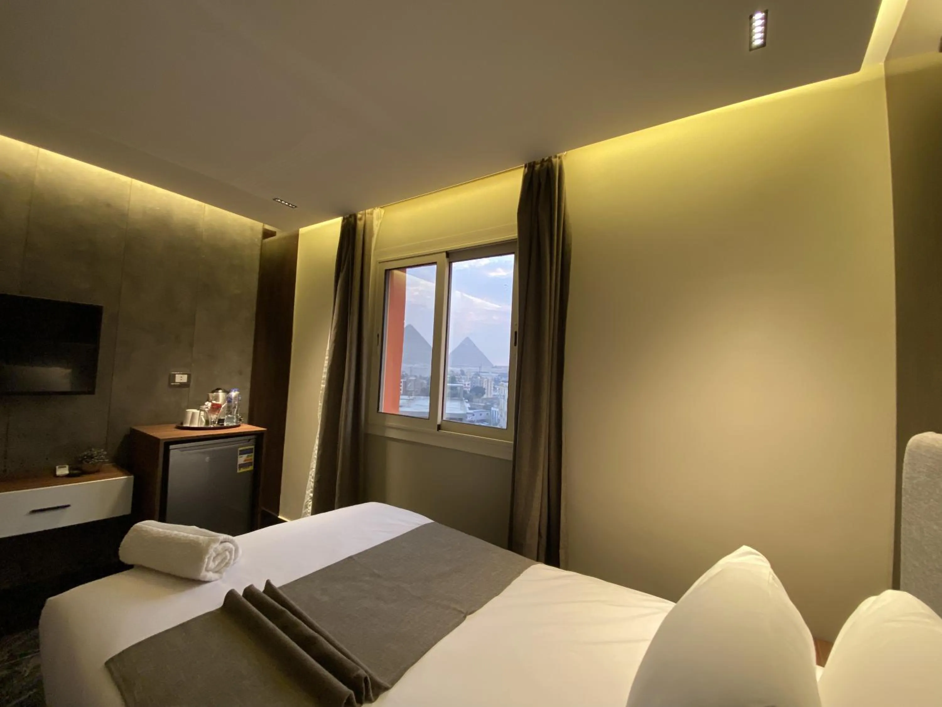 Bed in The View Delta Hotel