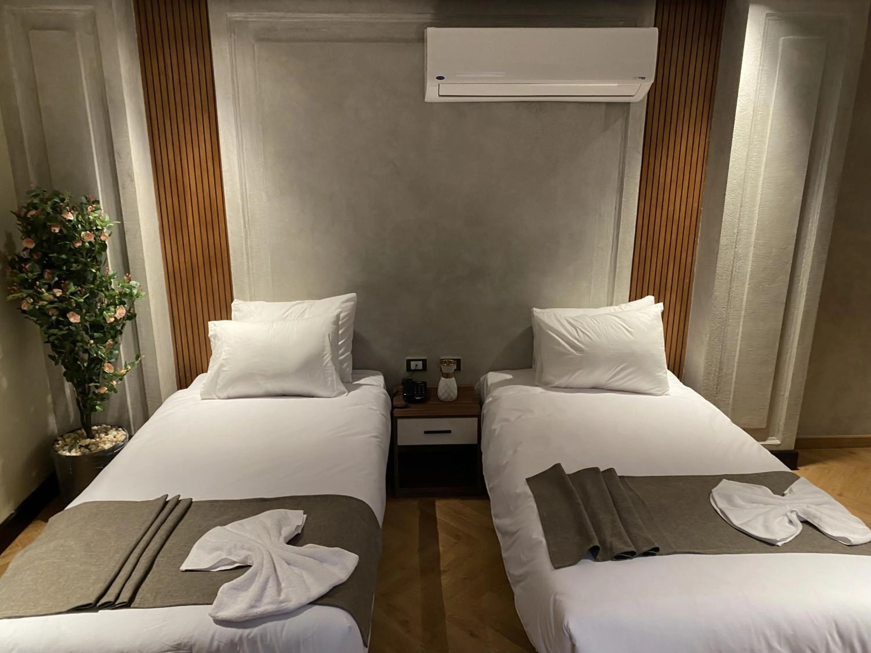 Bed in The View Delta Hotel