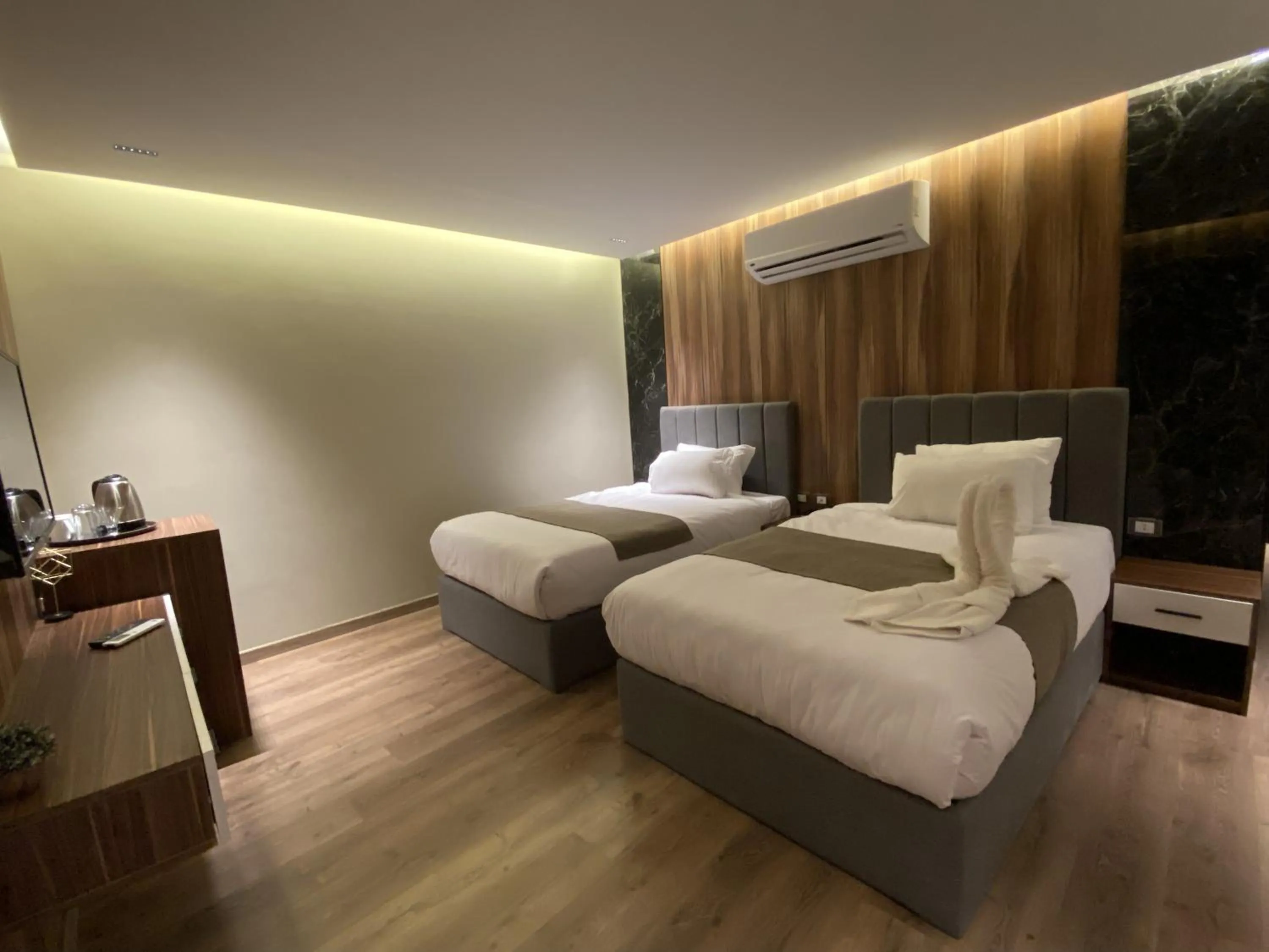 Bed in The View Delta Hotel