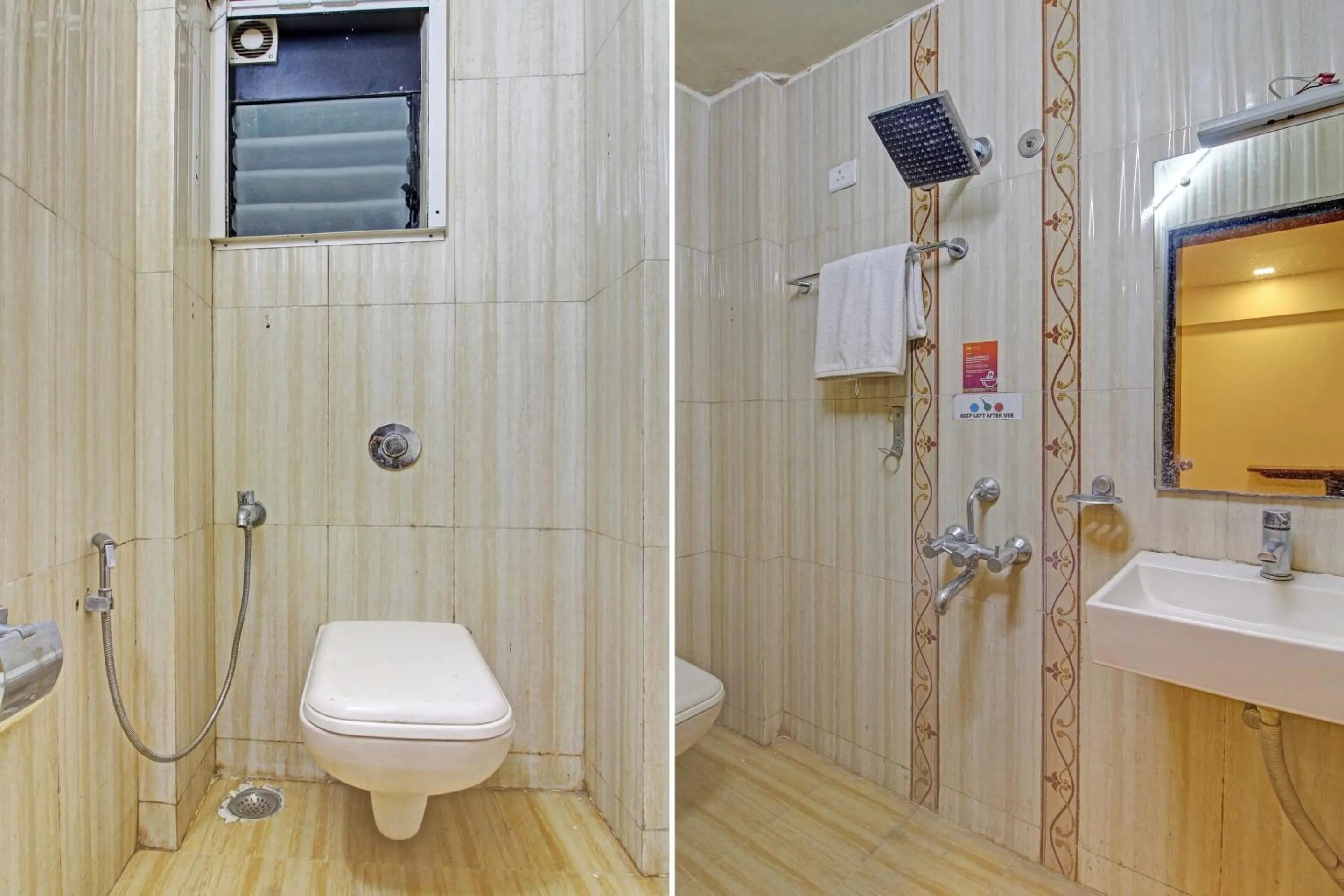 Bathroom in Hotel O Ranjanas Hospitality