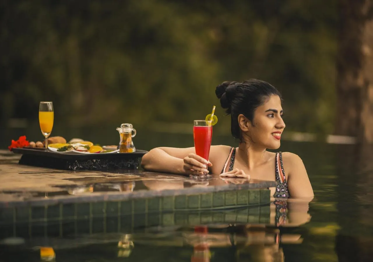 Swimming pool in Chembarathi Wayanad Boutique Resort