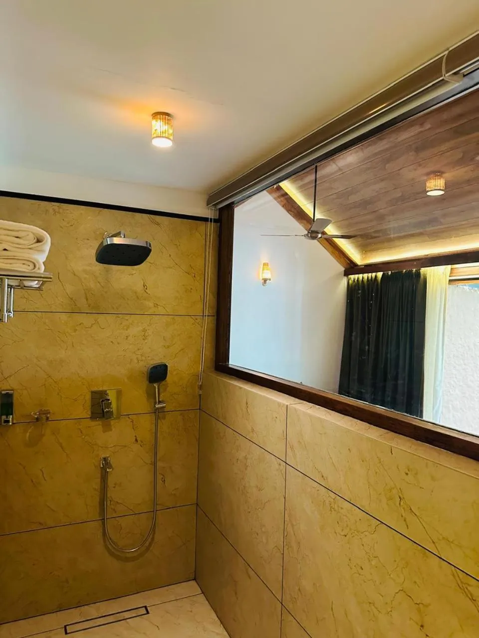 Shower in Chembarathi Wayanad Boutique Resort