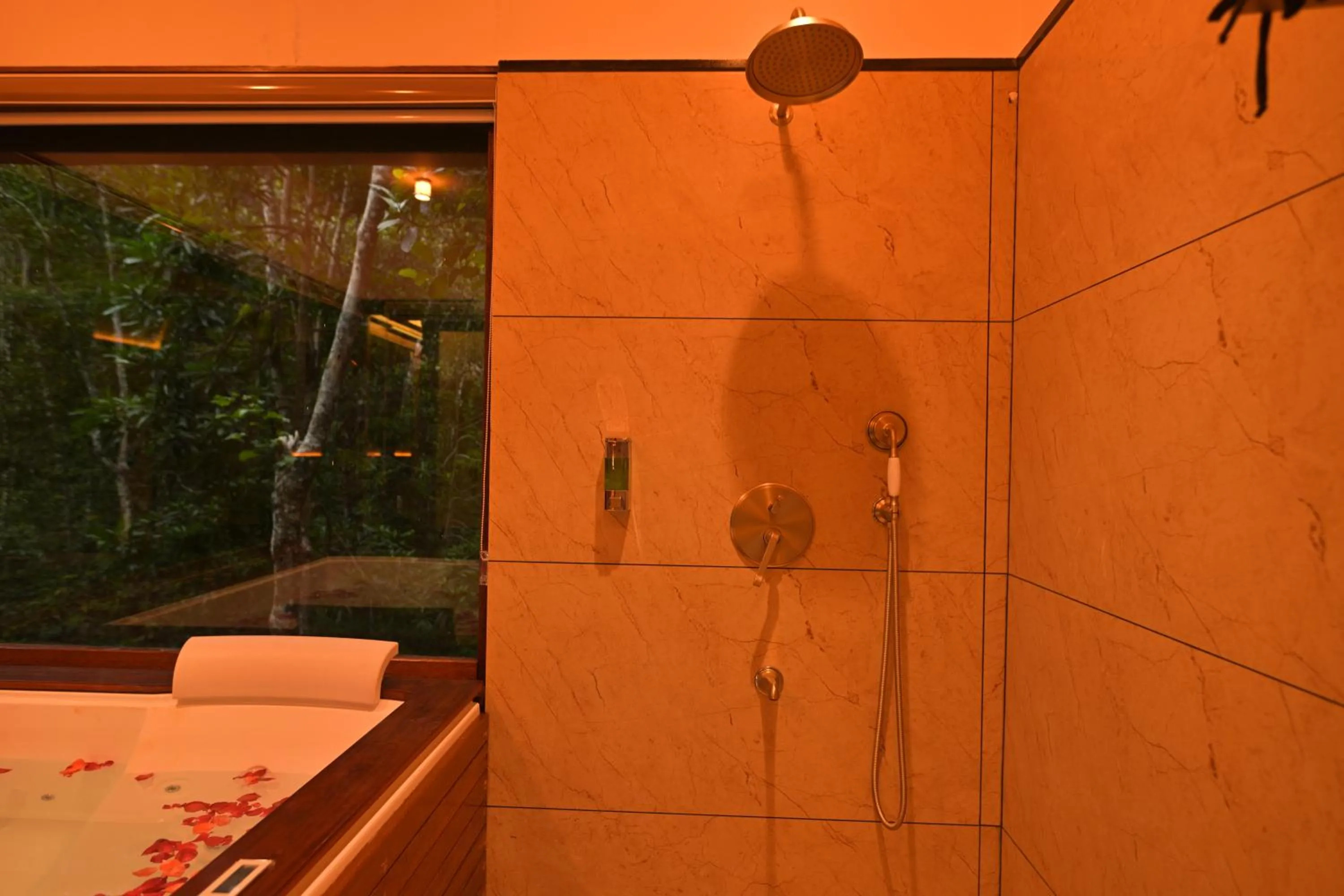 Shower in Chembarathi Wayanad Boutique Resort