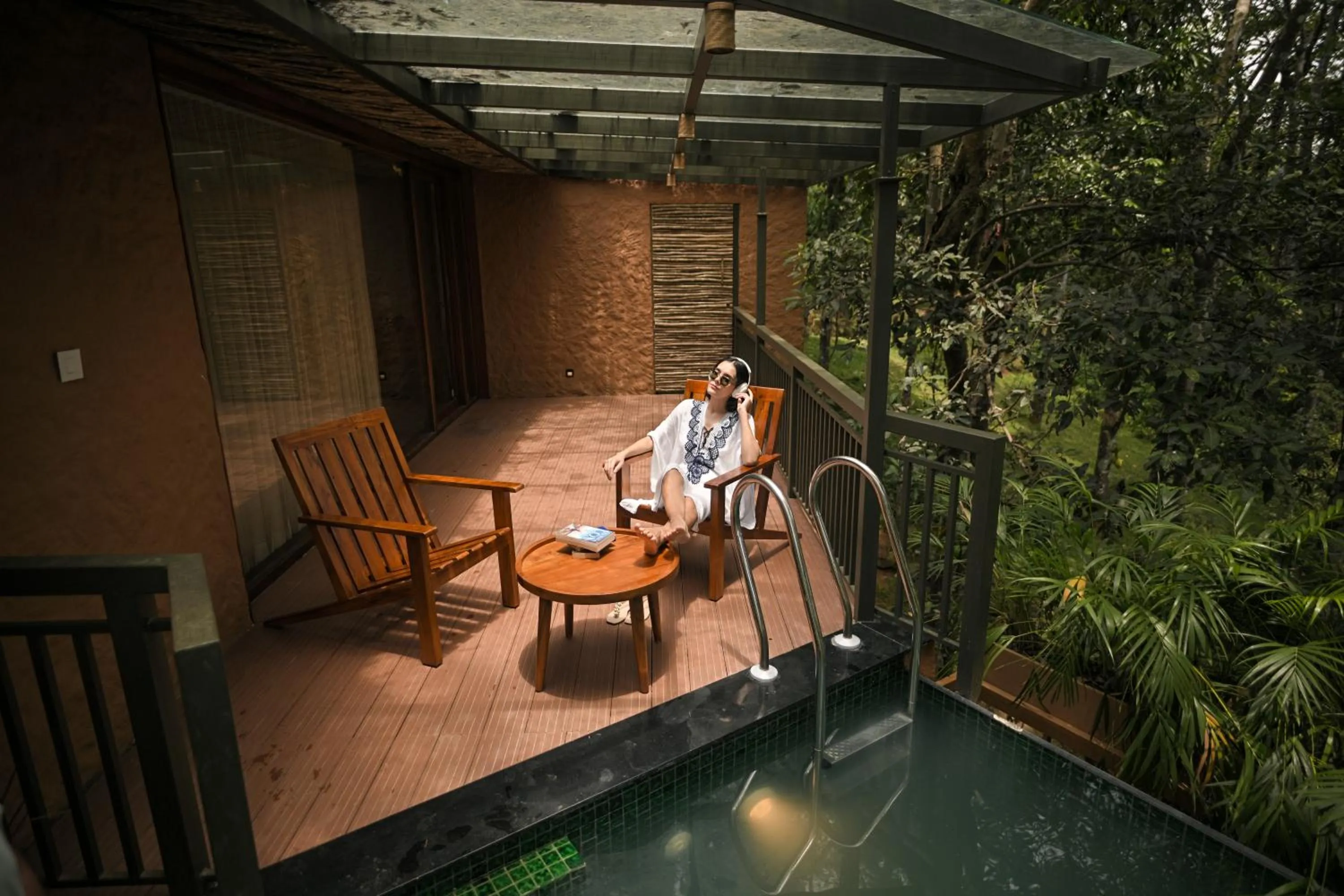 Swimming pool in Chembarathi Wayanad Boutique Resort