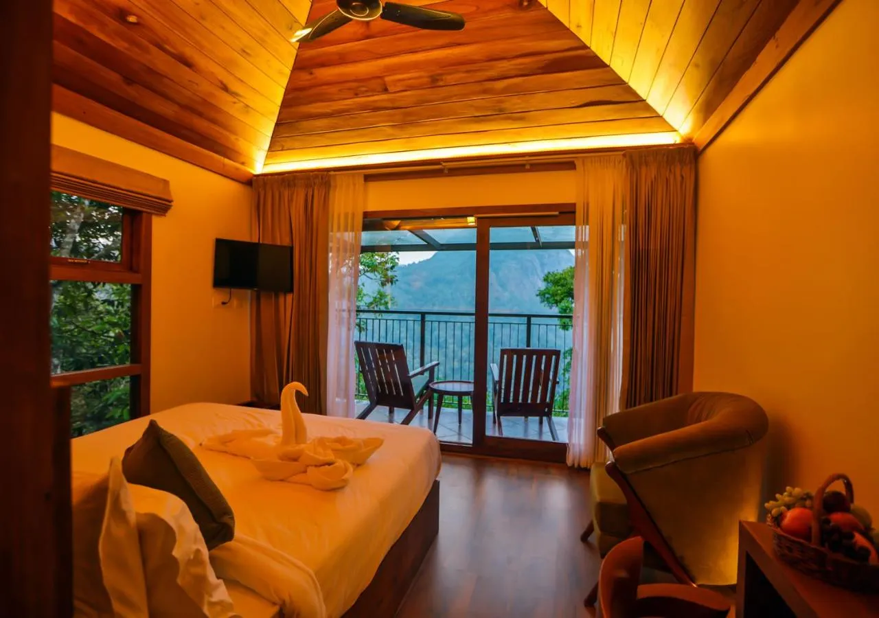 Communal lounge/ TV room, Bed in Chembarathi Wayanad Boutique Resort