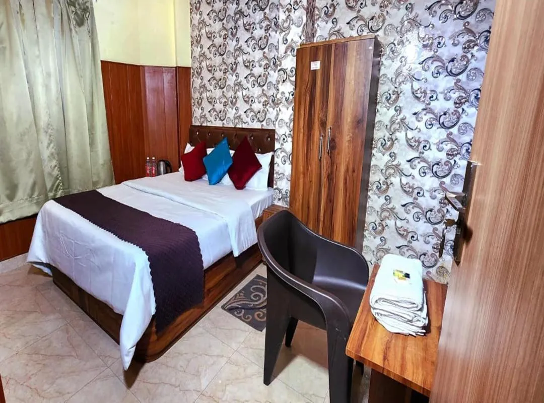 Bed in Hotel Rudra Paradise