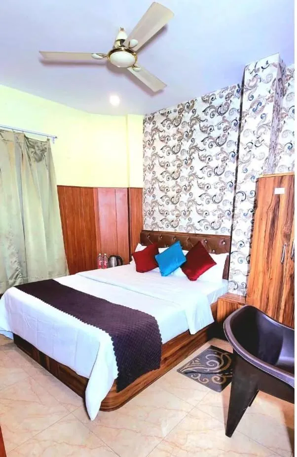 Bed in Hotel Rudra Paradise
