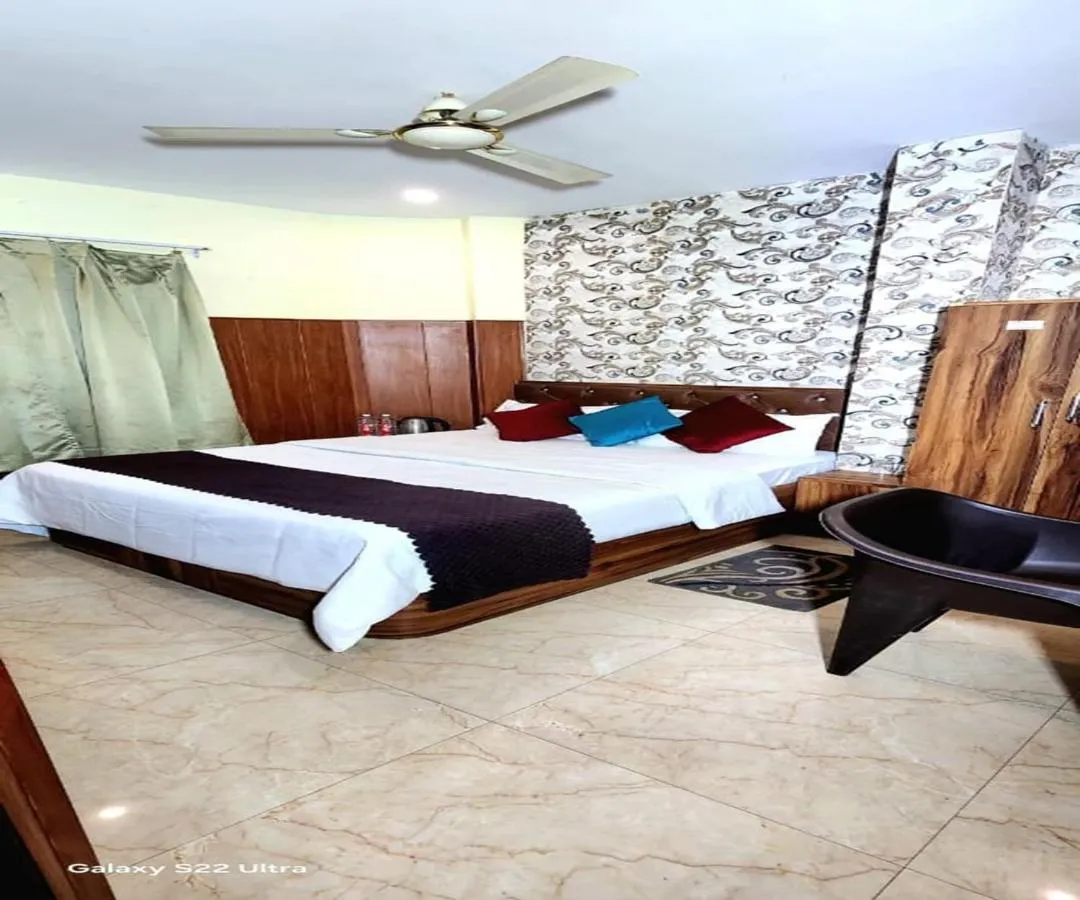 Bed in Hotel Rudra Paradise