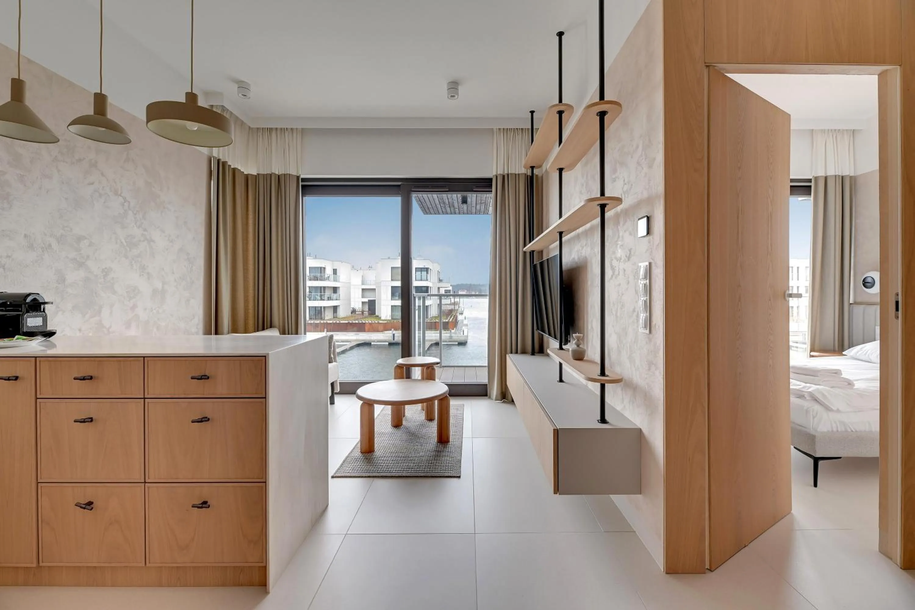 TV and multimedia, Bed in GRANO HOTEL Solmarina