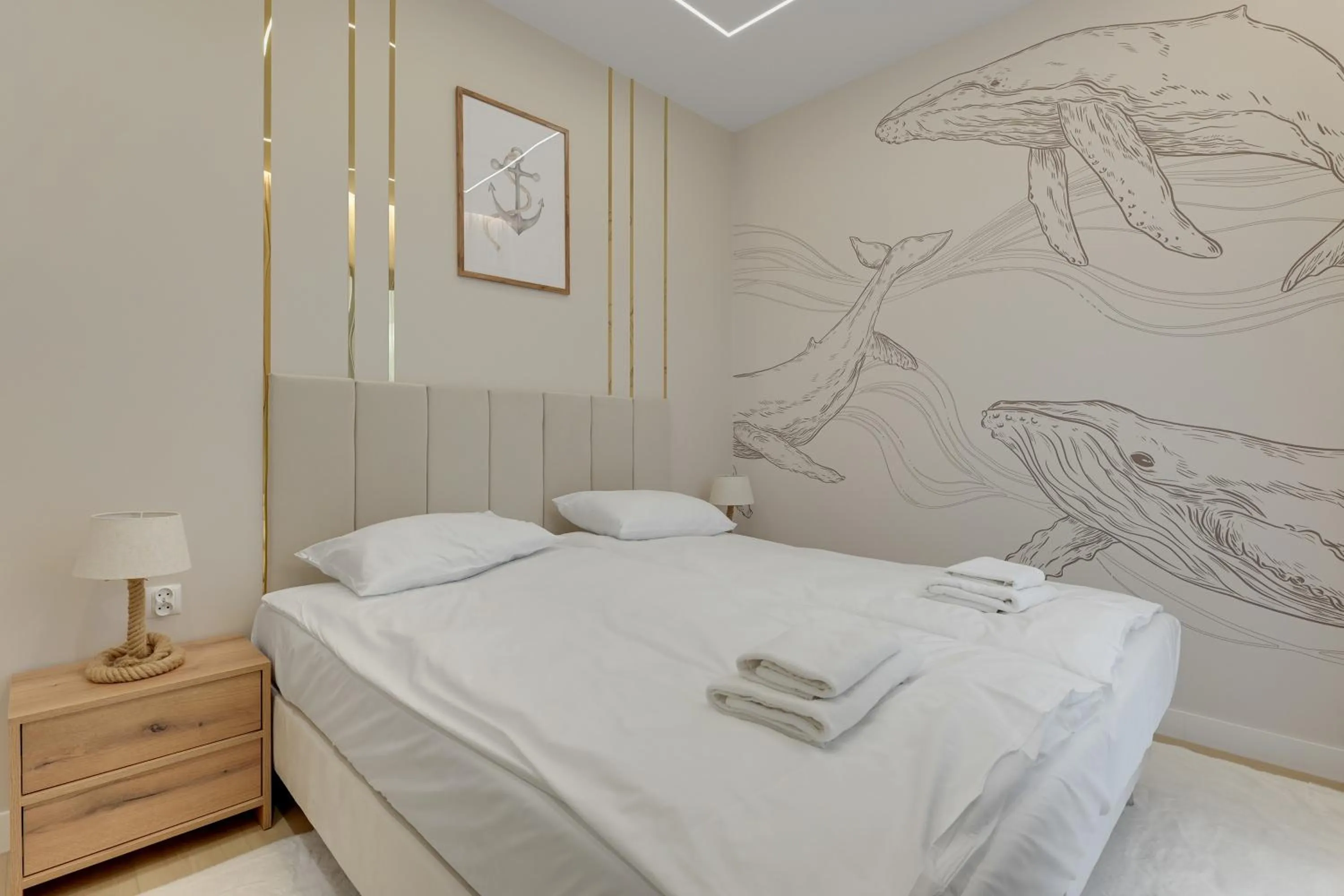 Bed in GRANO HOTEL Solmarina