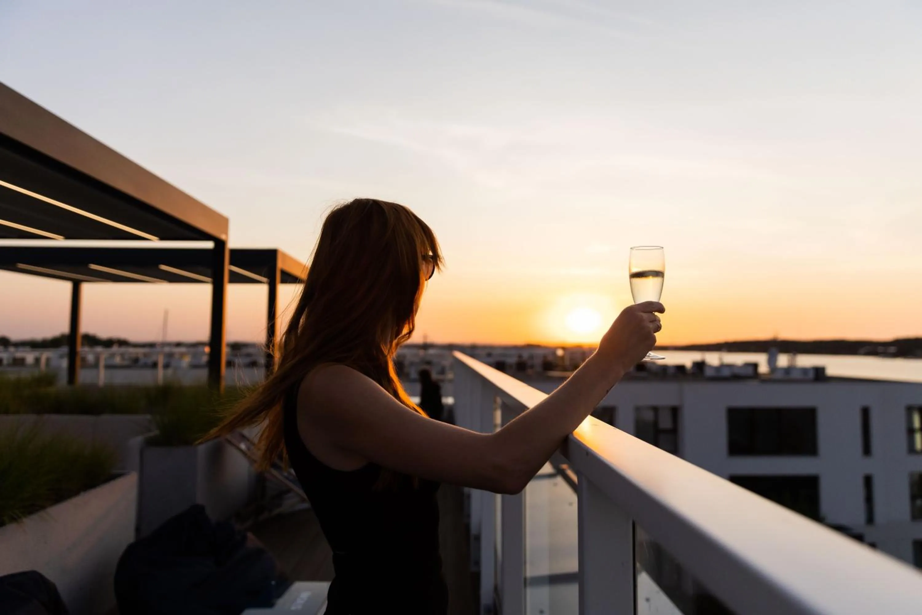 Sunset in GRANO HOTEL Solmarina