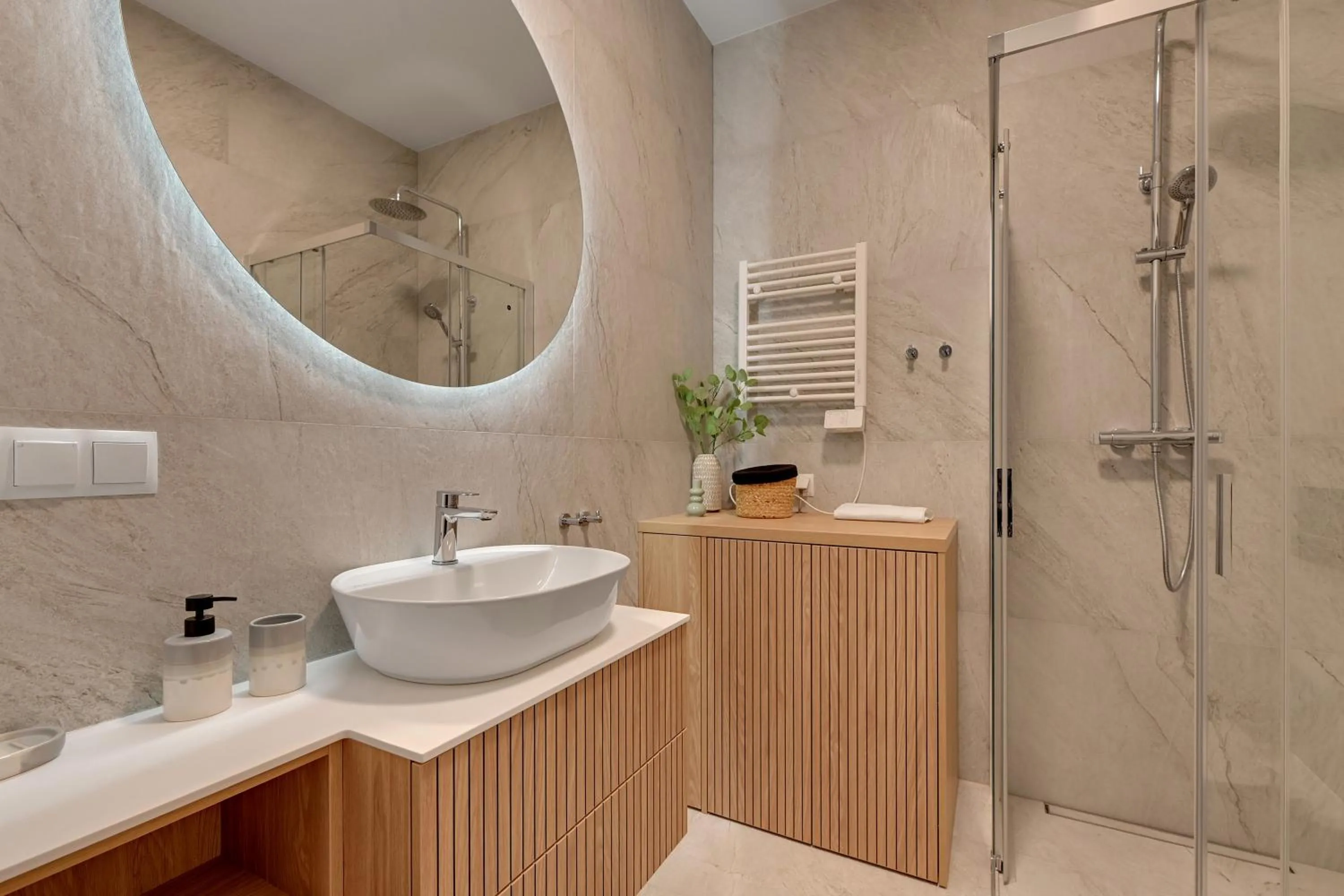 Shower in GRANO HOTEL Solmarina