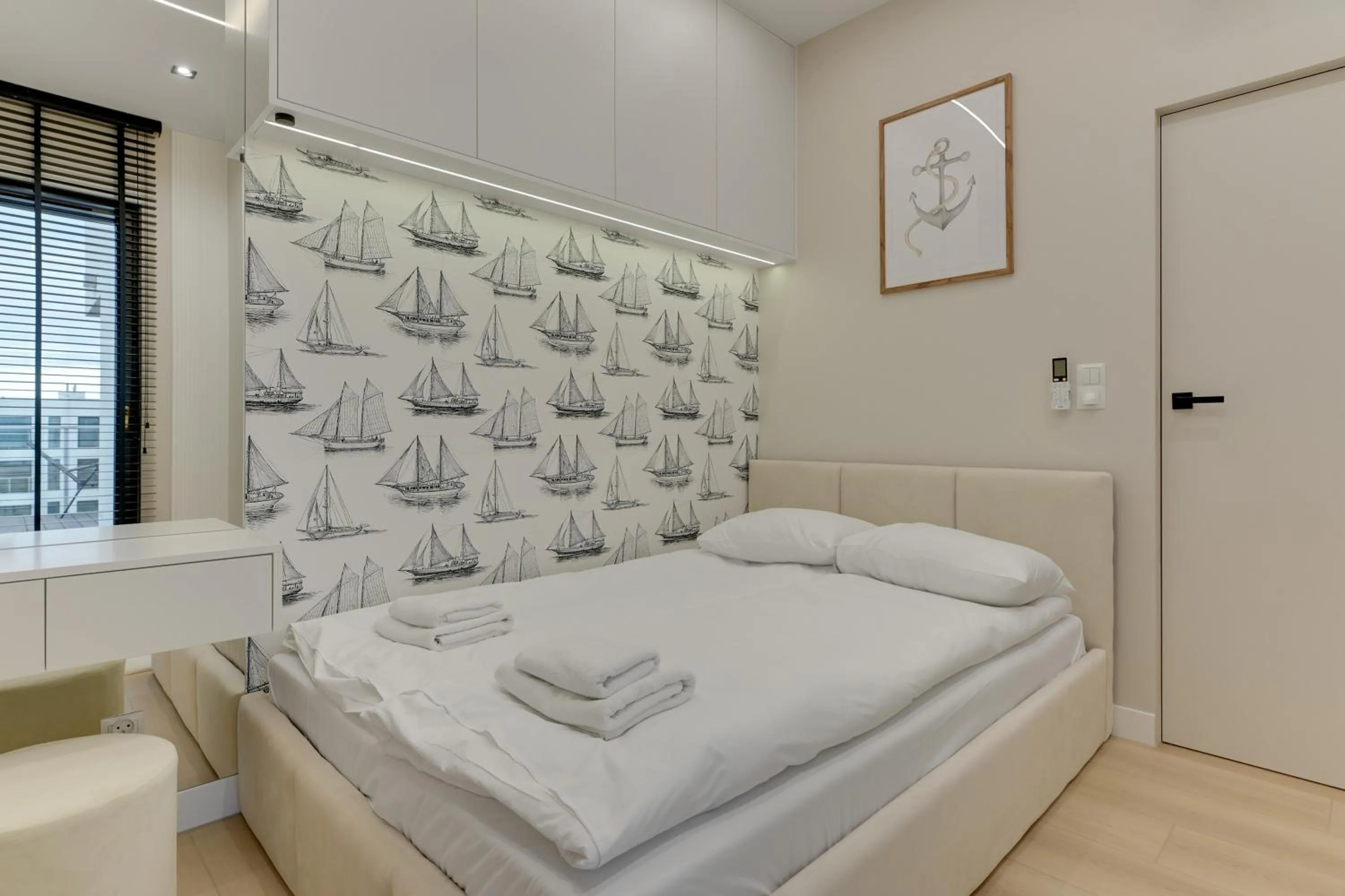 Bed in GRANO HOTEL Solmarina