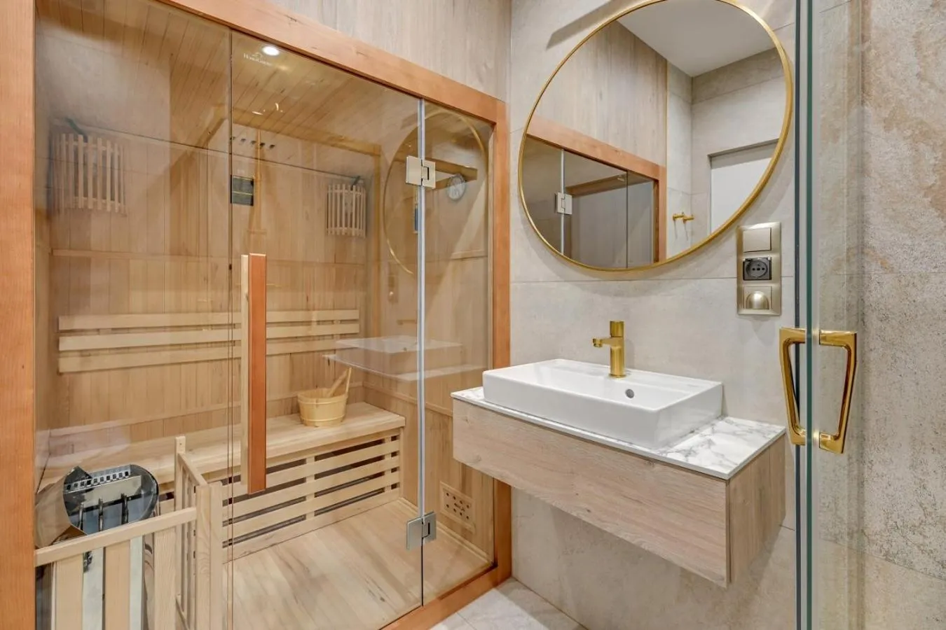 Sauna in GRANO HOTEL Solmarina