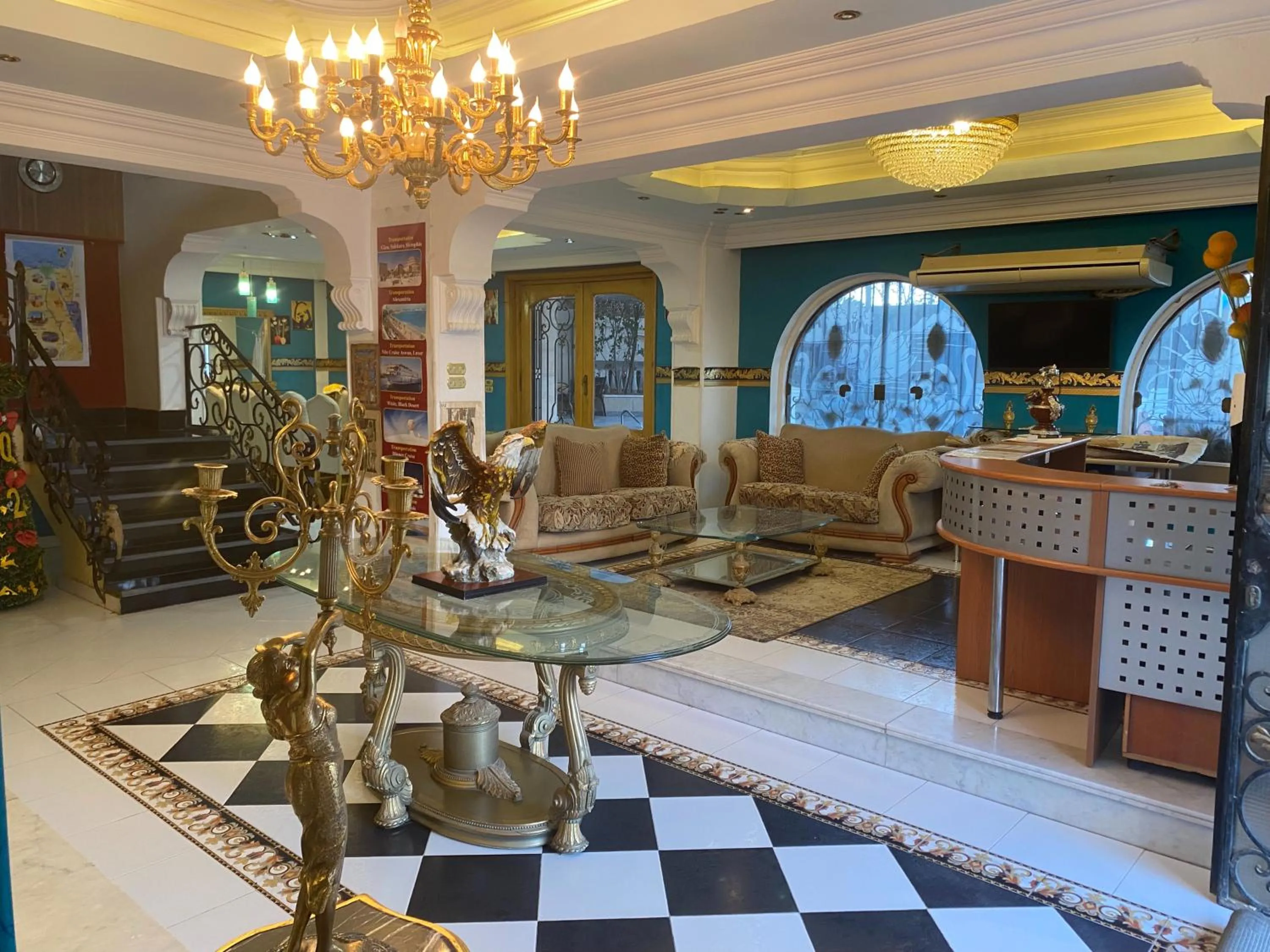 Lobby or reception in Pyramita Hotel