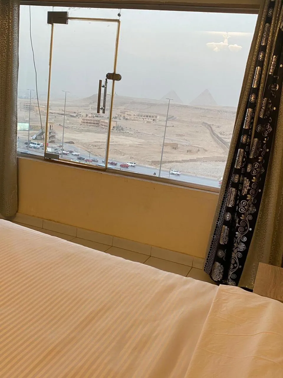 Bed in Pyramita Hotel