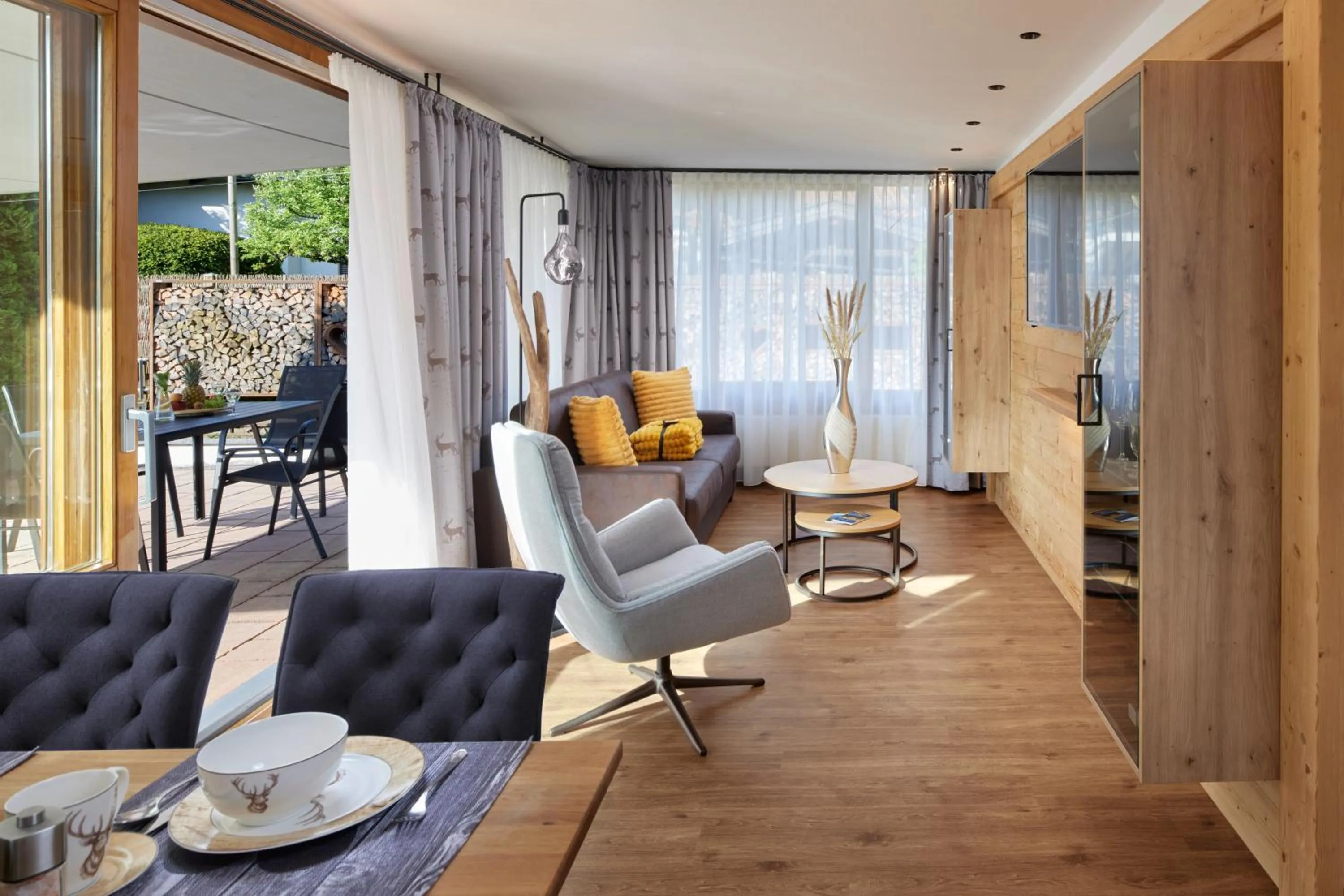 Living room in Maximilian Appartements