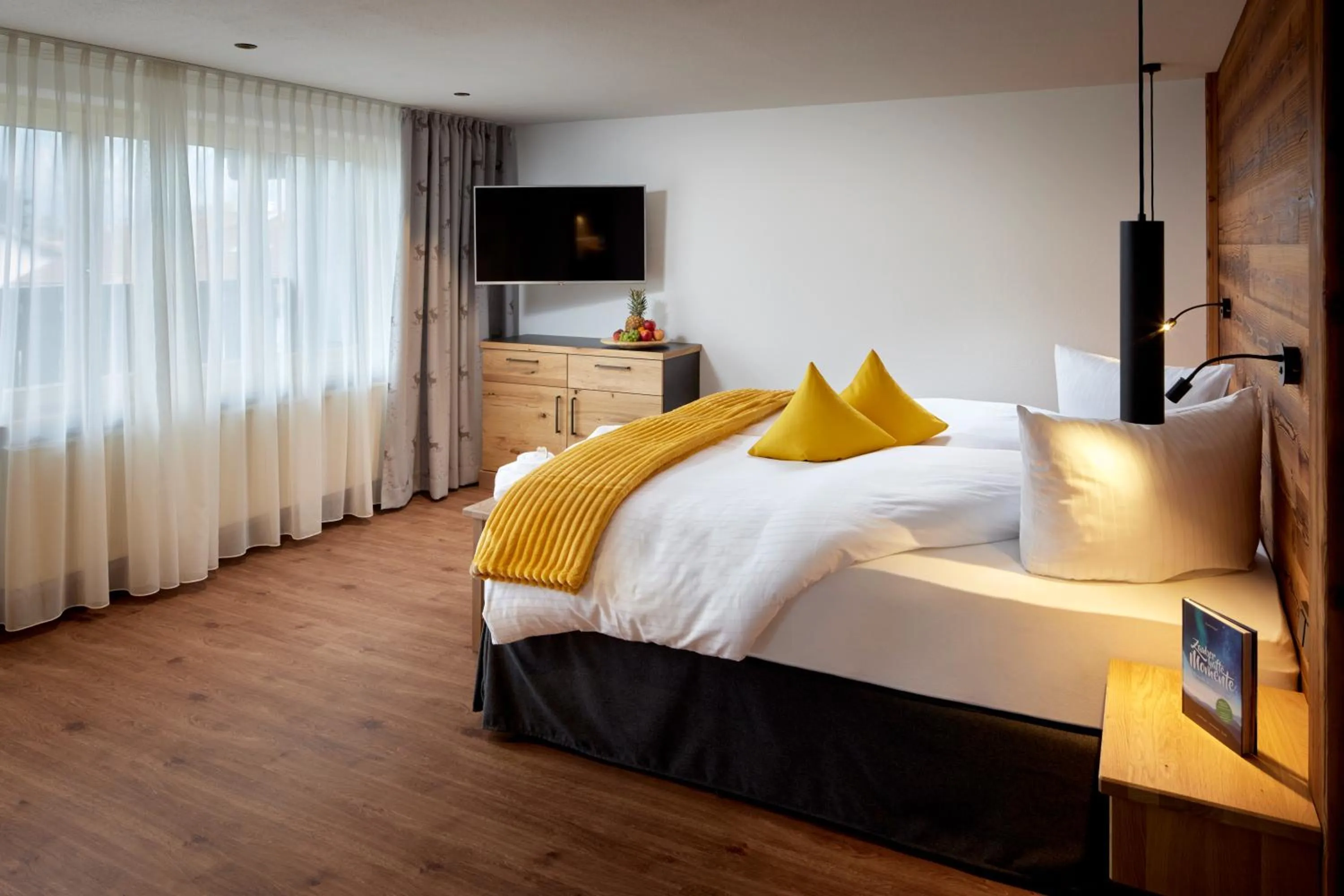 Bed in Maximilian Appartements