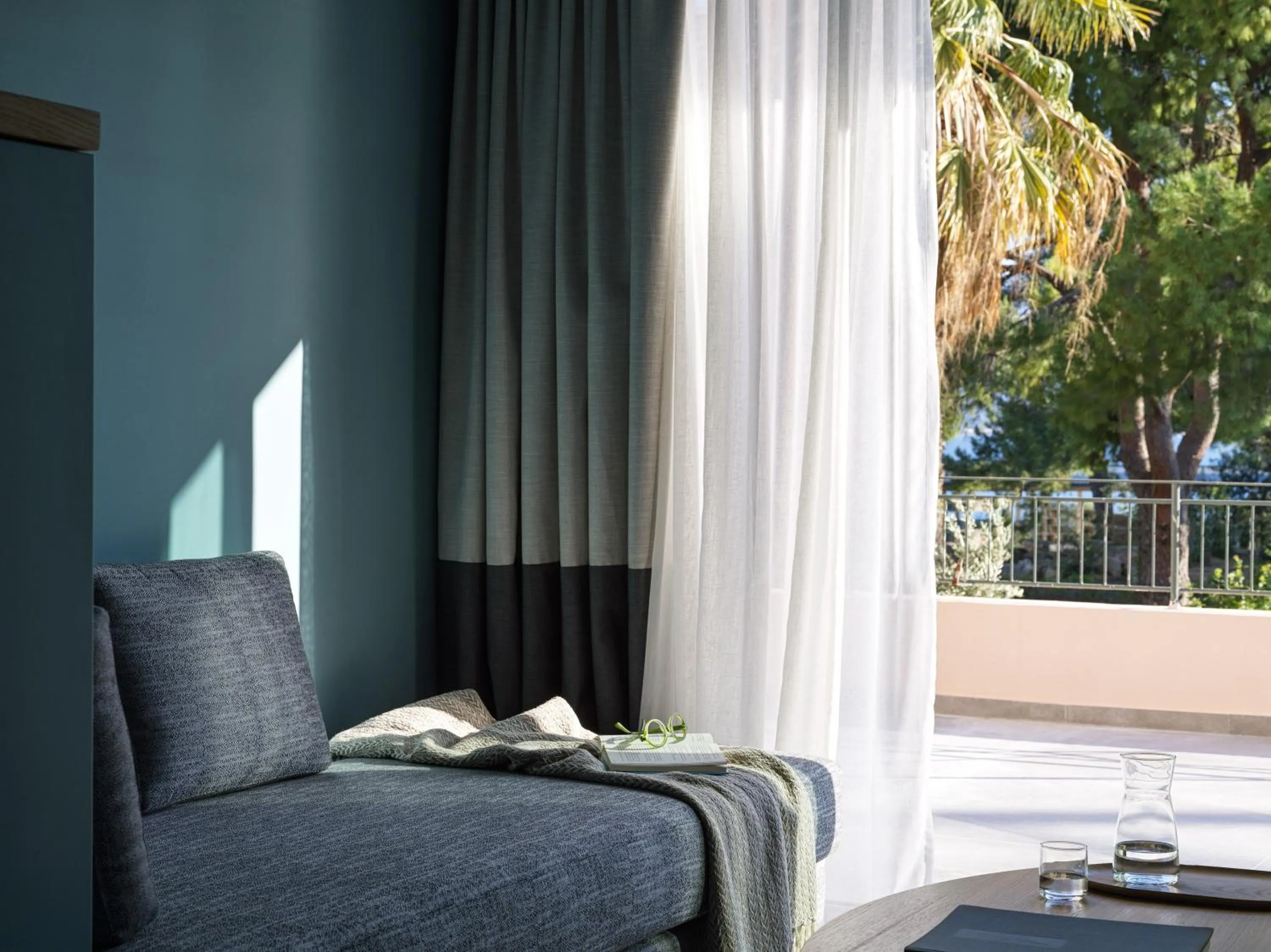 Bed in Kalamaki Beach Resort