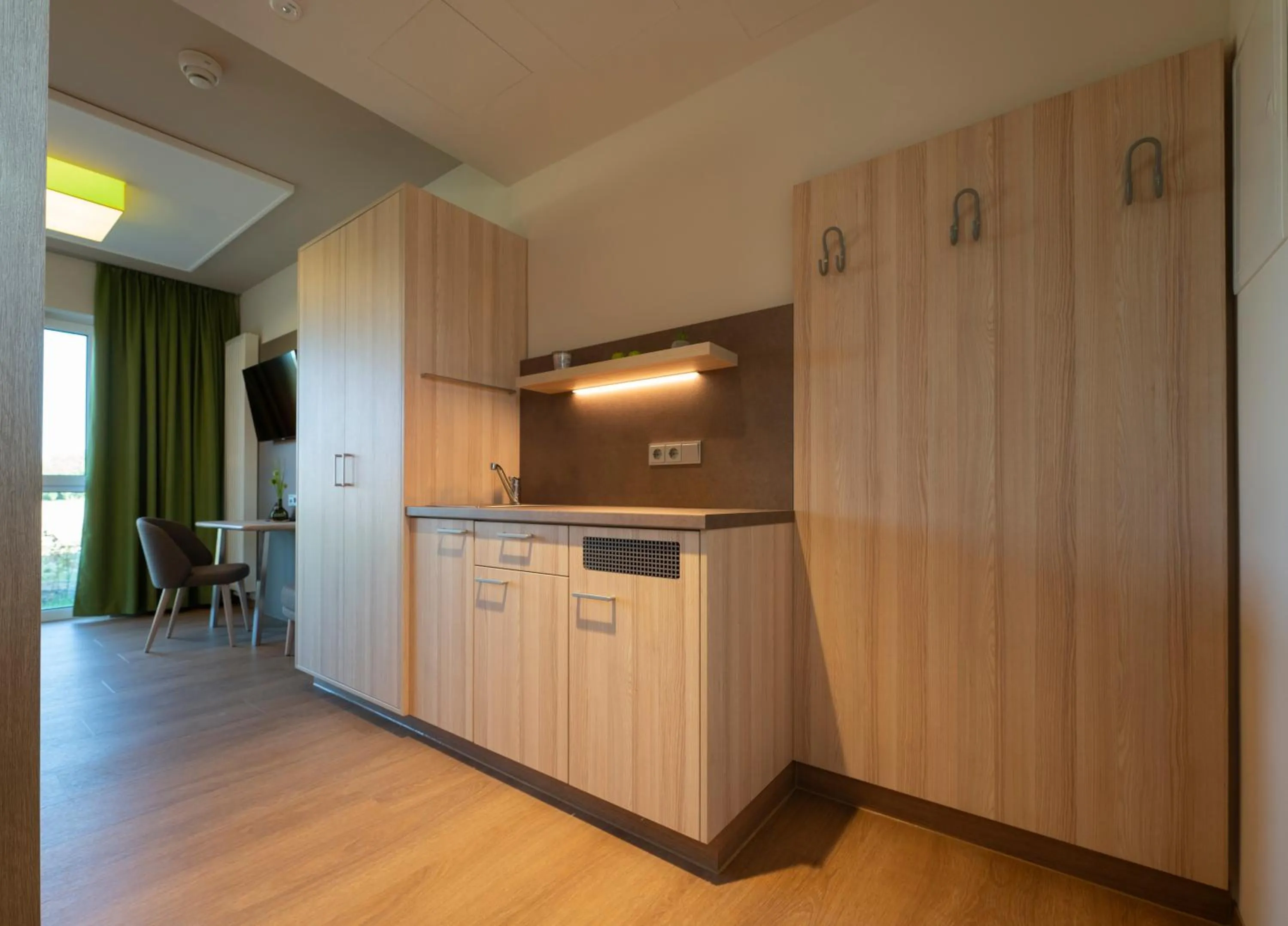 Kitchen or kitchenette in Mainfranken Motel - Anreise rund um die Uhr - Neueröffnung 2023