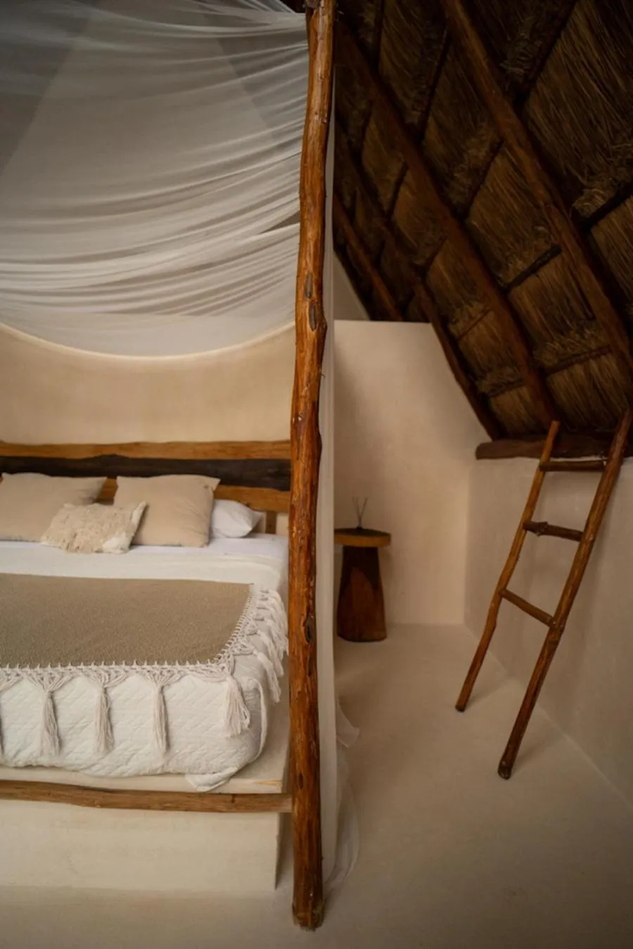 Bed in Lodge Tzunum Jade