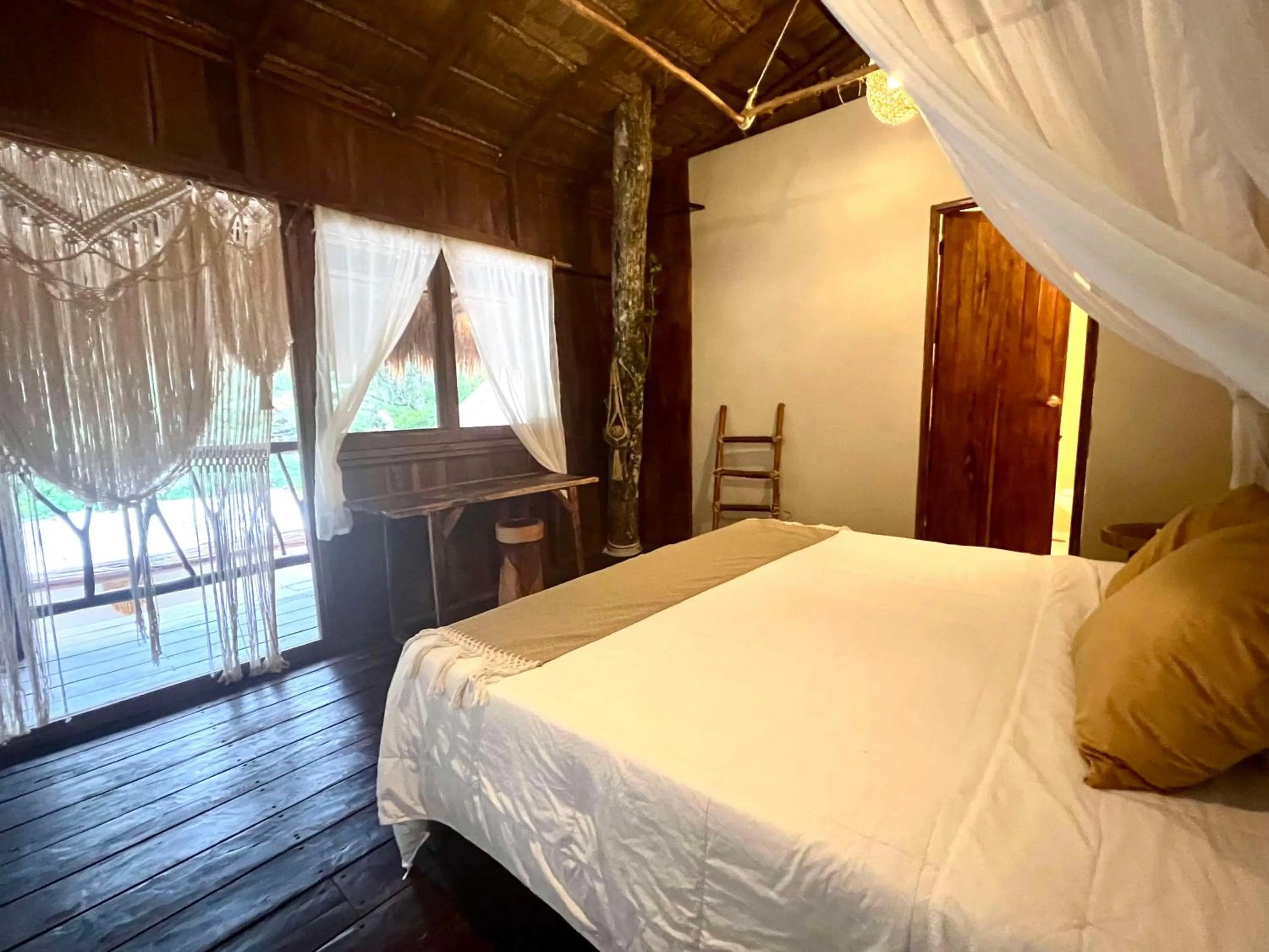 Bed in Lodge Tzunum Jade