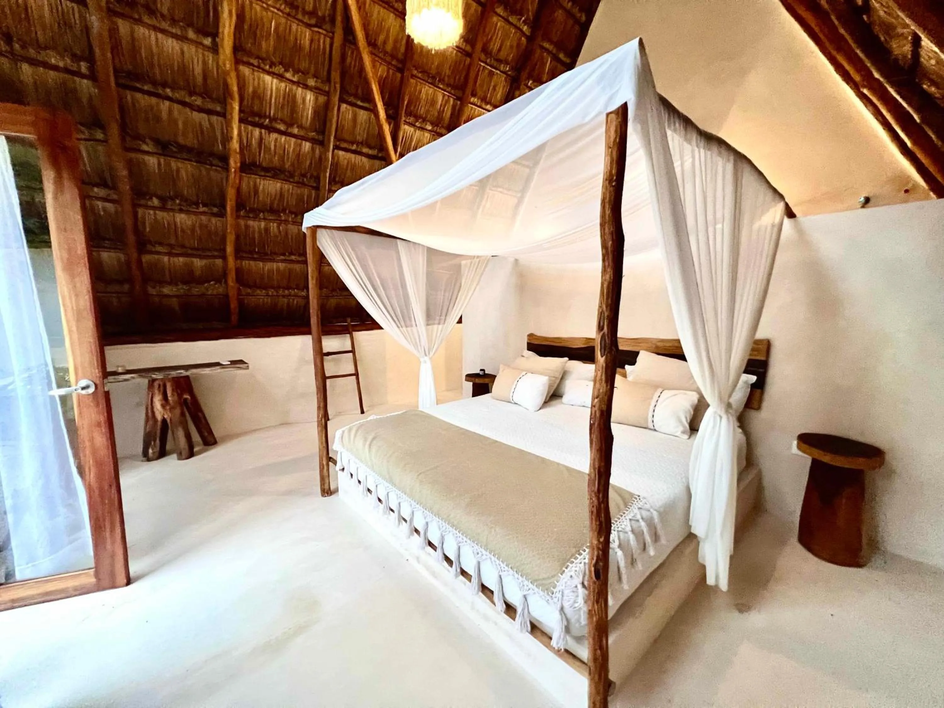 Bed in Lodge Tzunum Jade