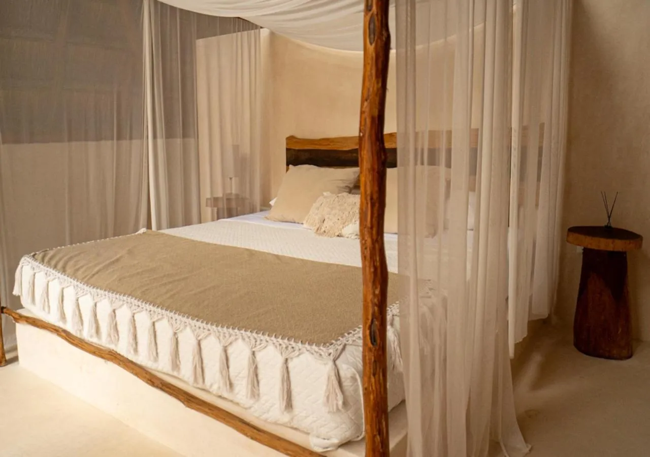 Bed in Lodge Tzunum Jade