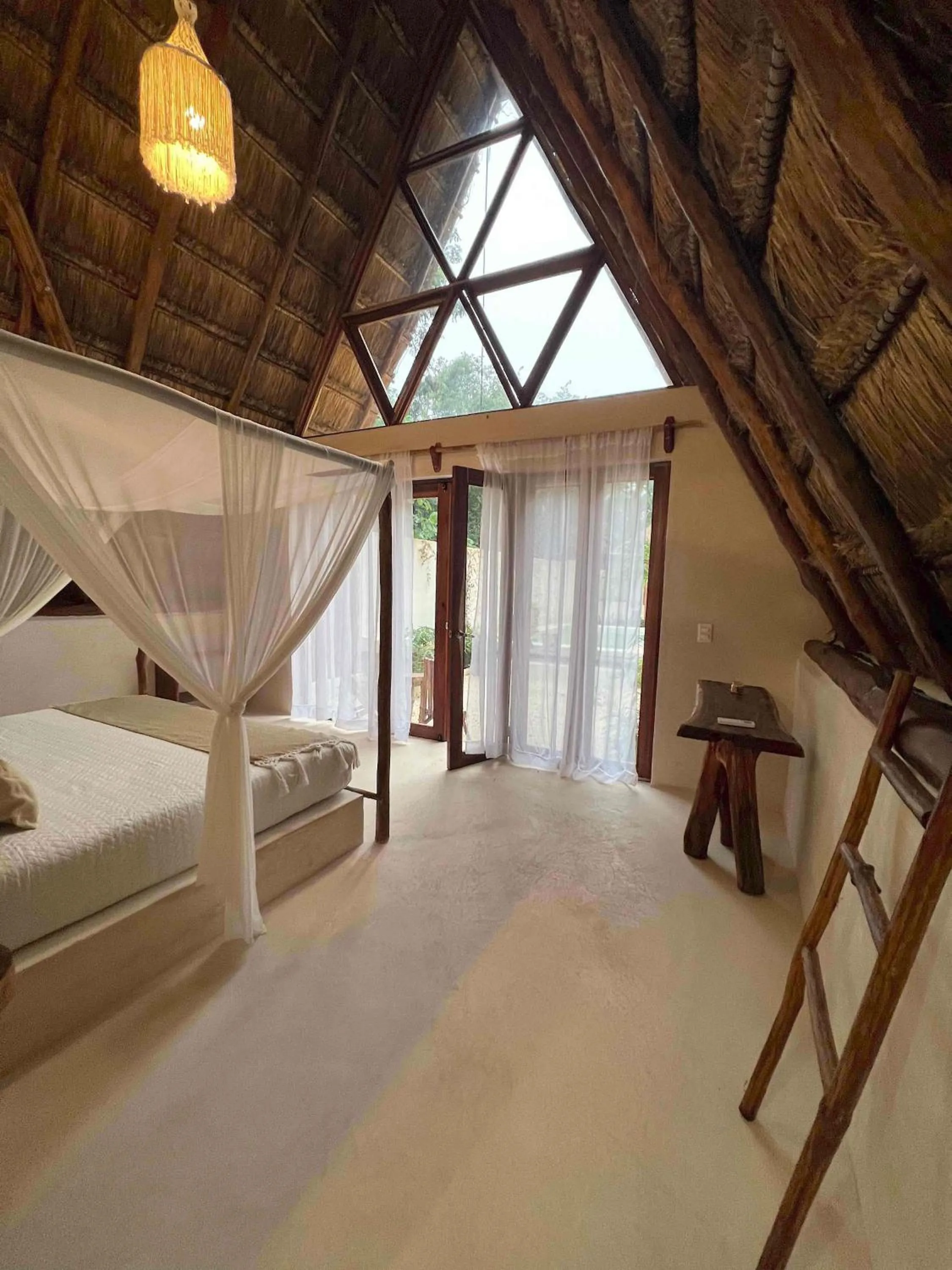 Bed in Lodge Tzunum Jade