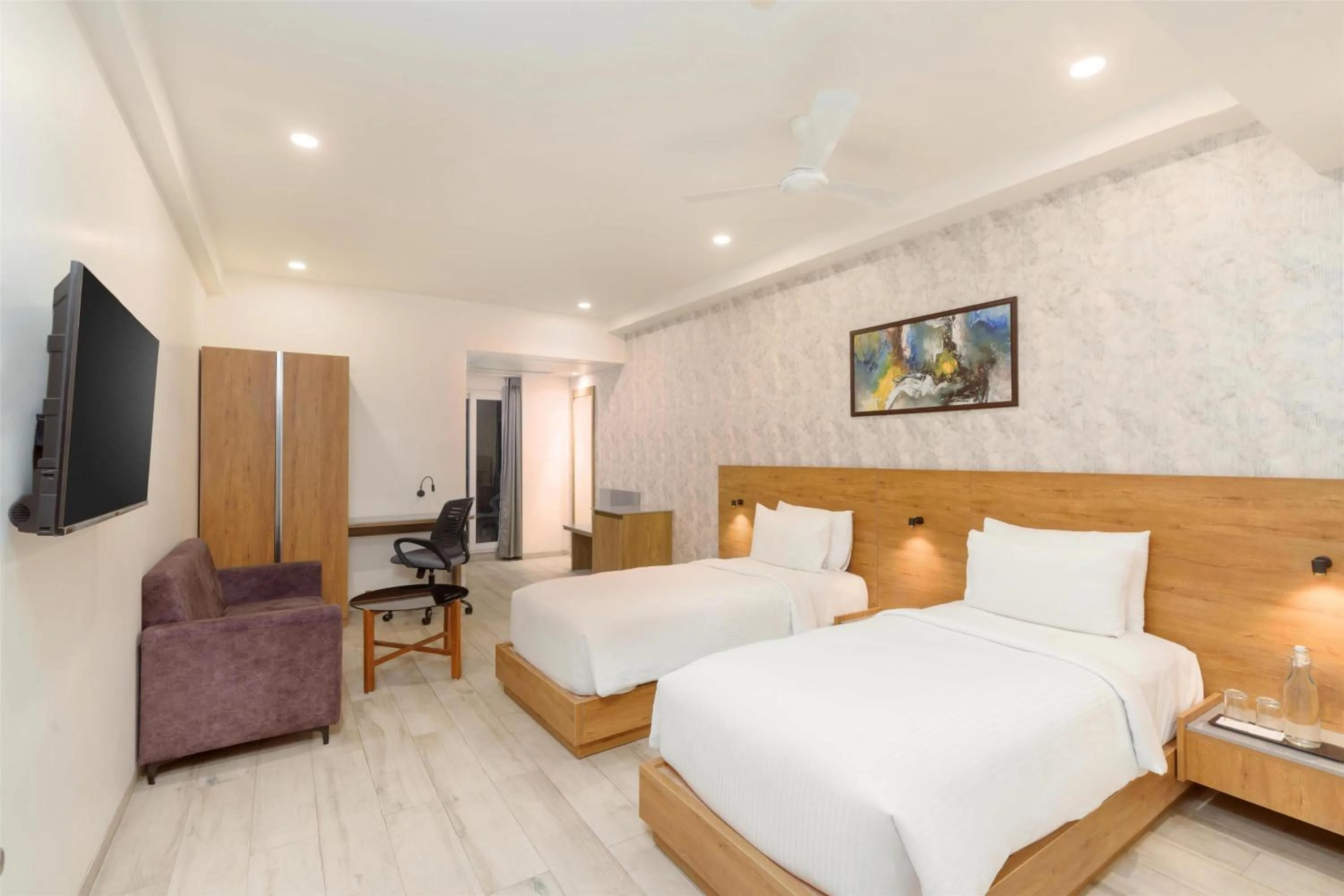 Bedroom, Bed in D Square Statue of Unity Kevadia, a member of Radisson Individuals