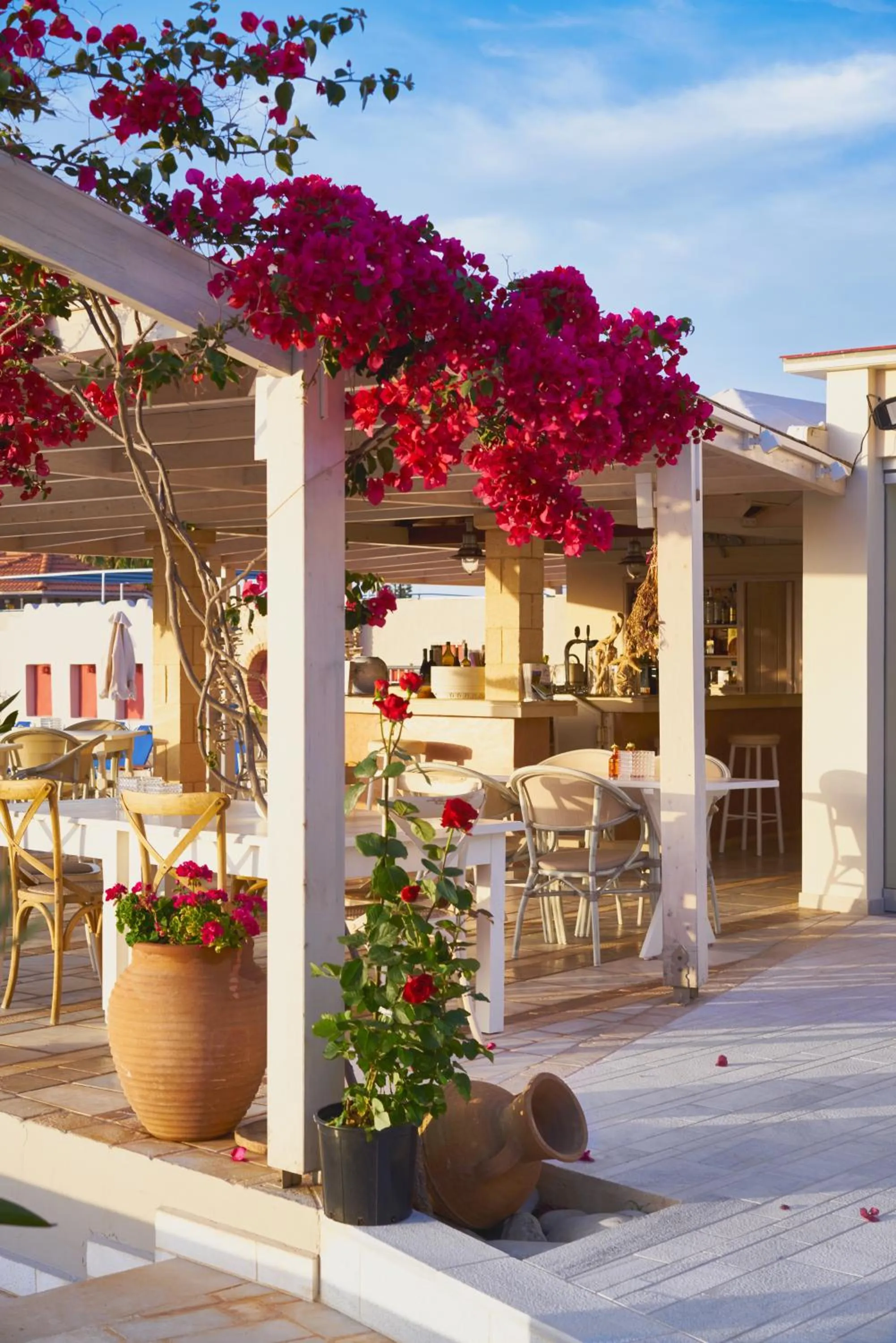 Patio in Golden Bay Hotel Apartments