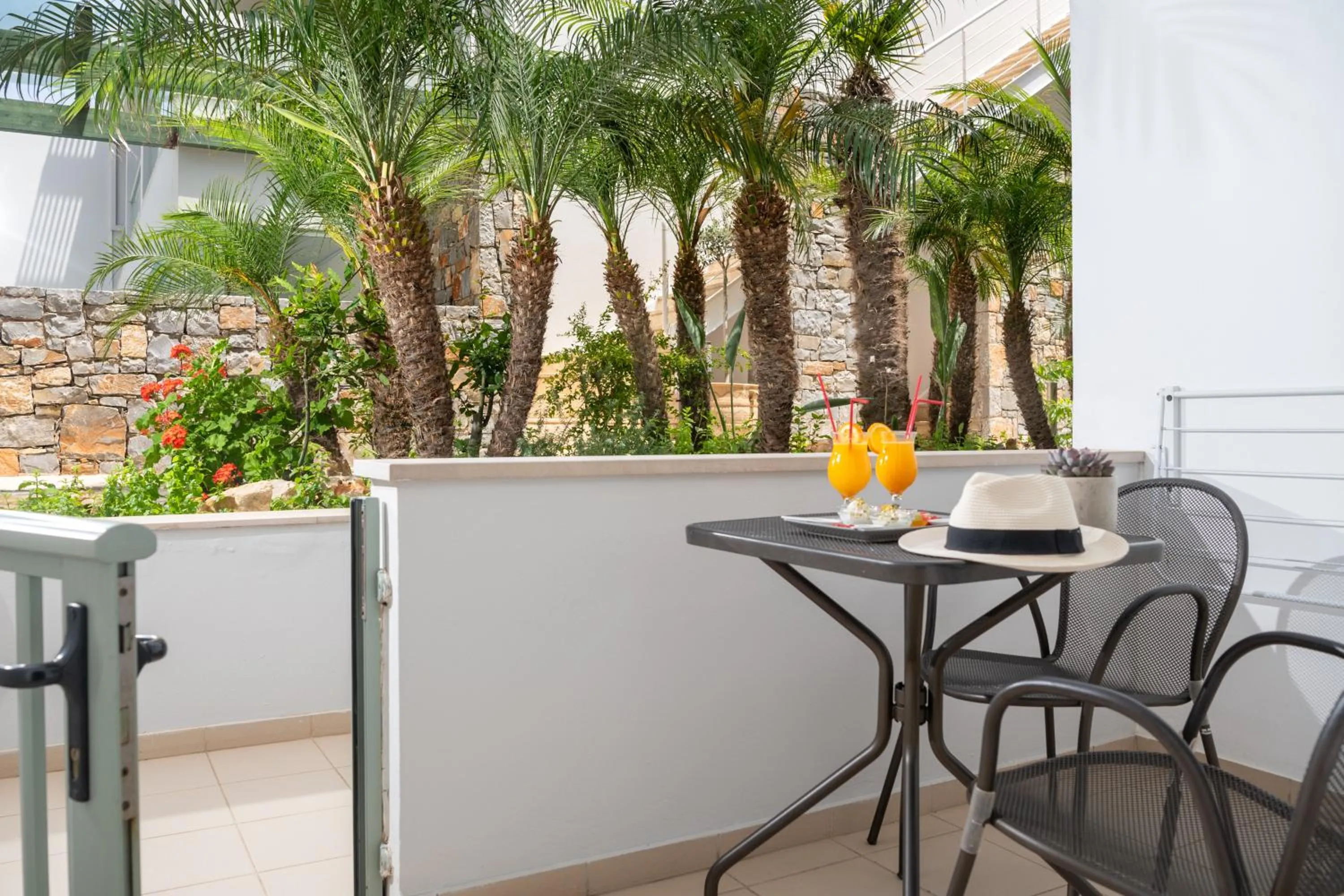 Patio in Angela Suites Boutique Hotel