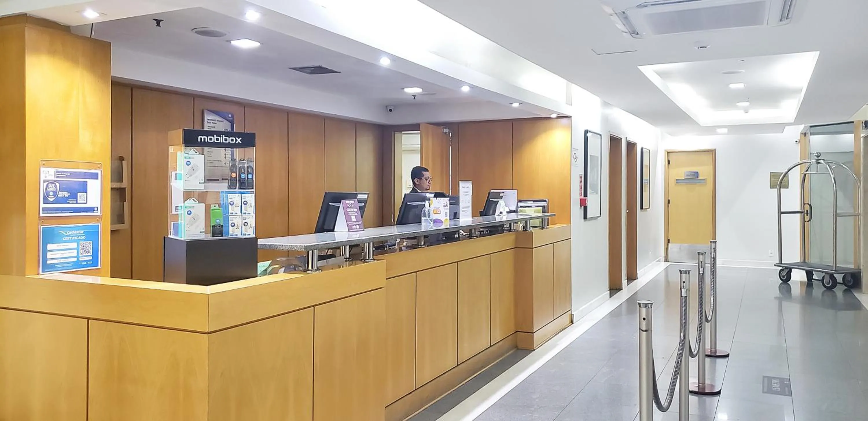 Lobby or reception in Hotel Corporativo na Faria Lima