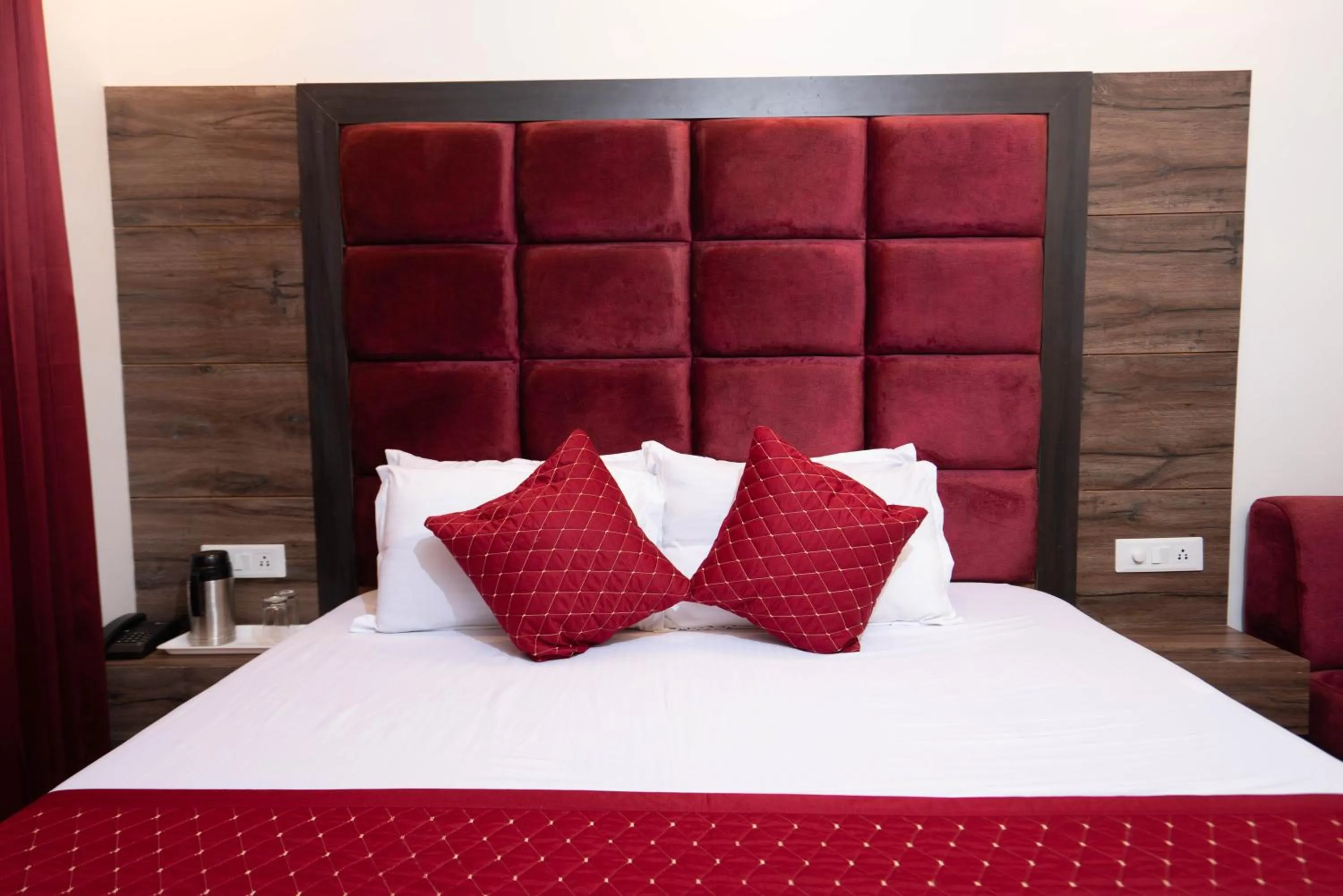 Bed in Hotel The Vaishvik