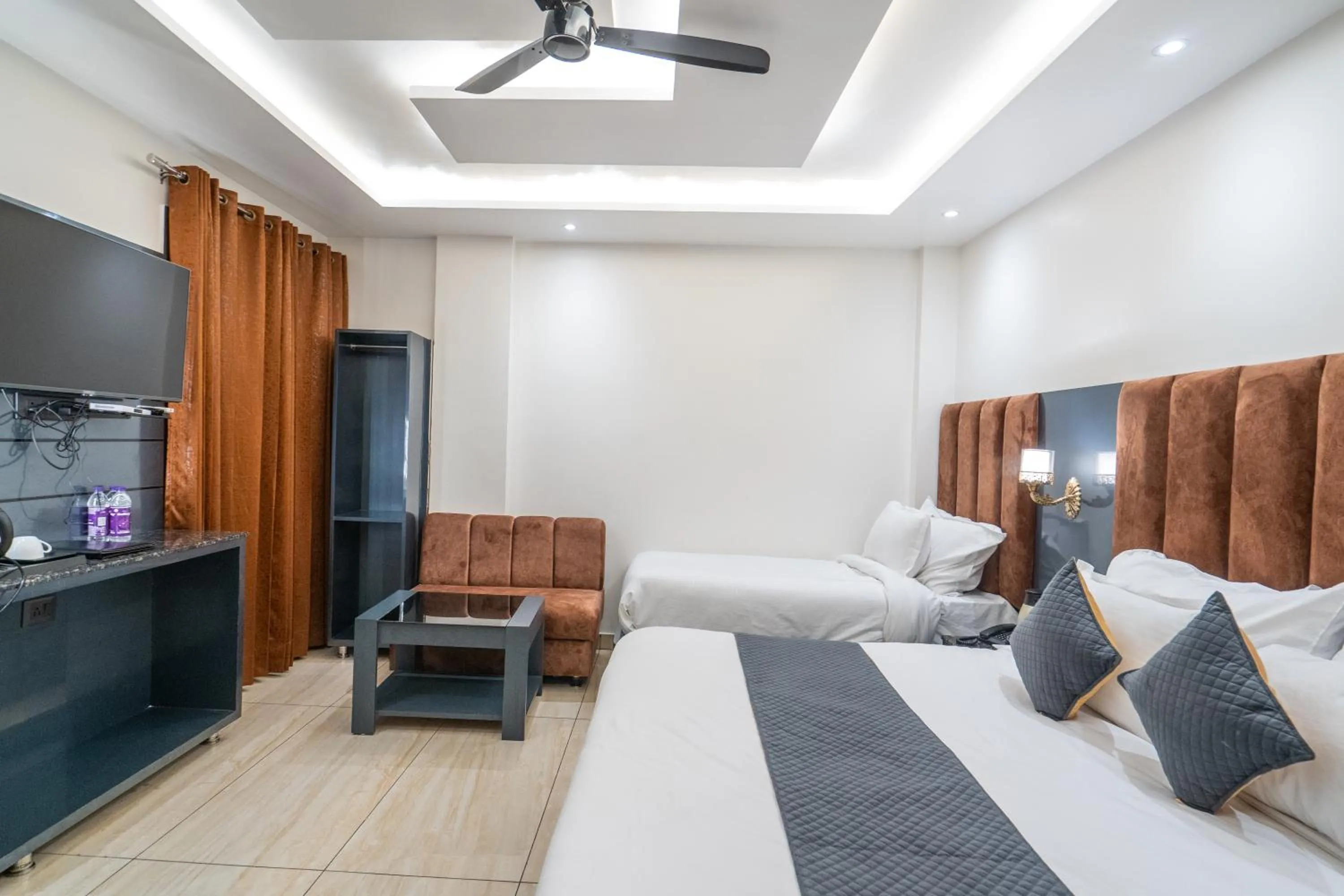 Bed in Hotel The Vaishvik