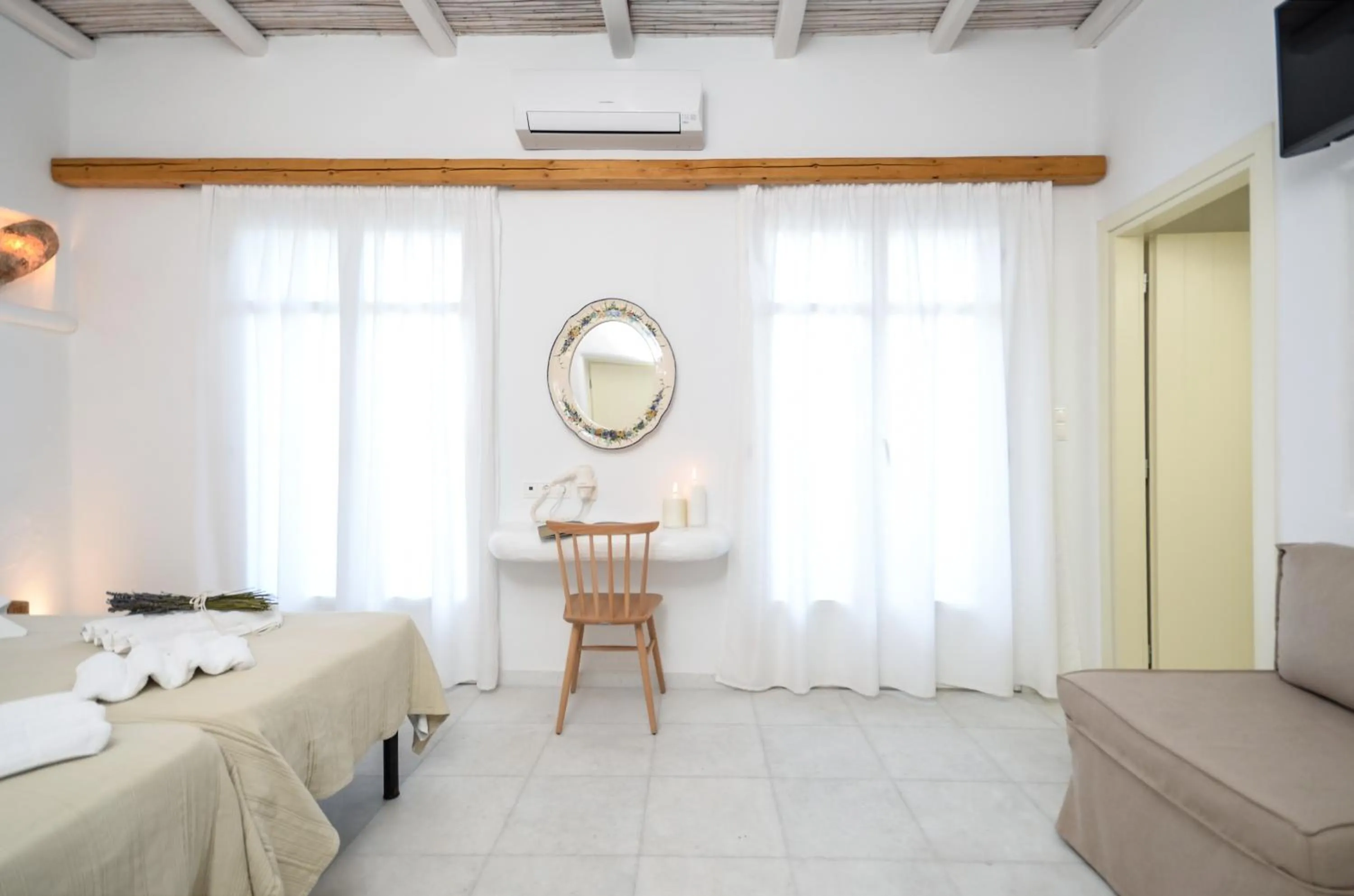 Photo of the whole room, Bed in Galini Hotel