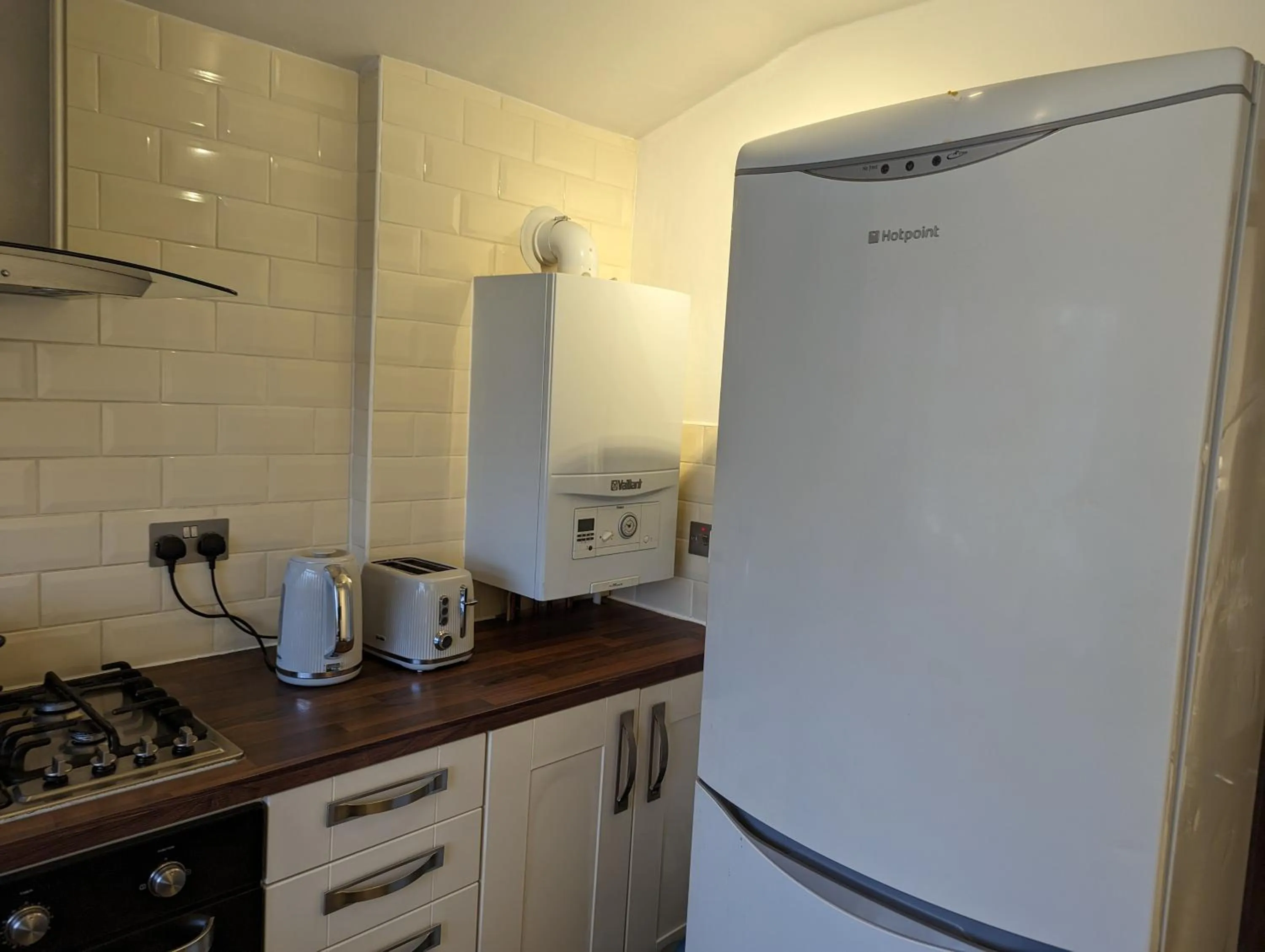 Kitchen or kitchenette in Fully-equipped flat in the city of London