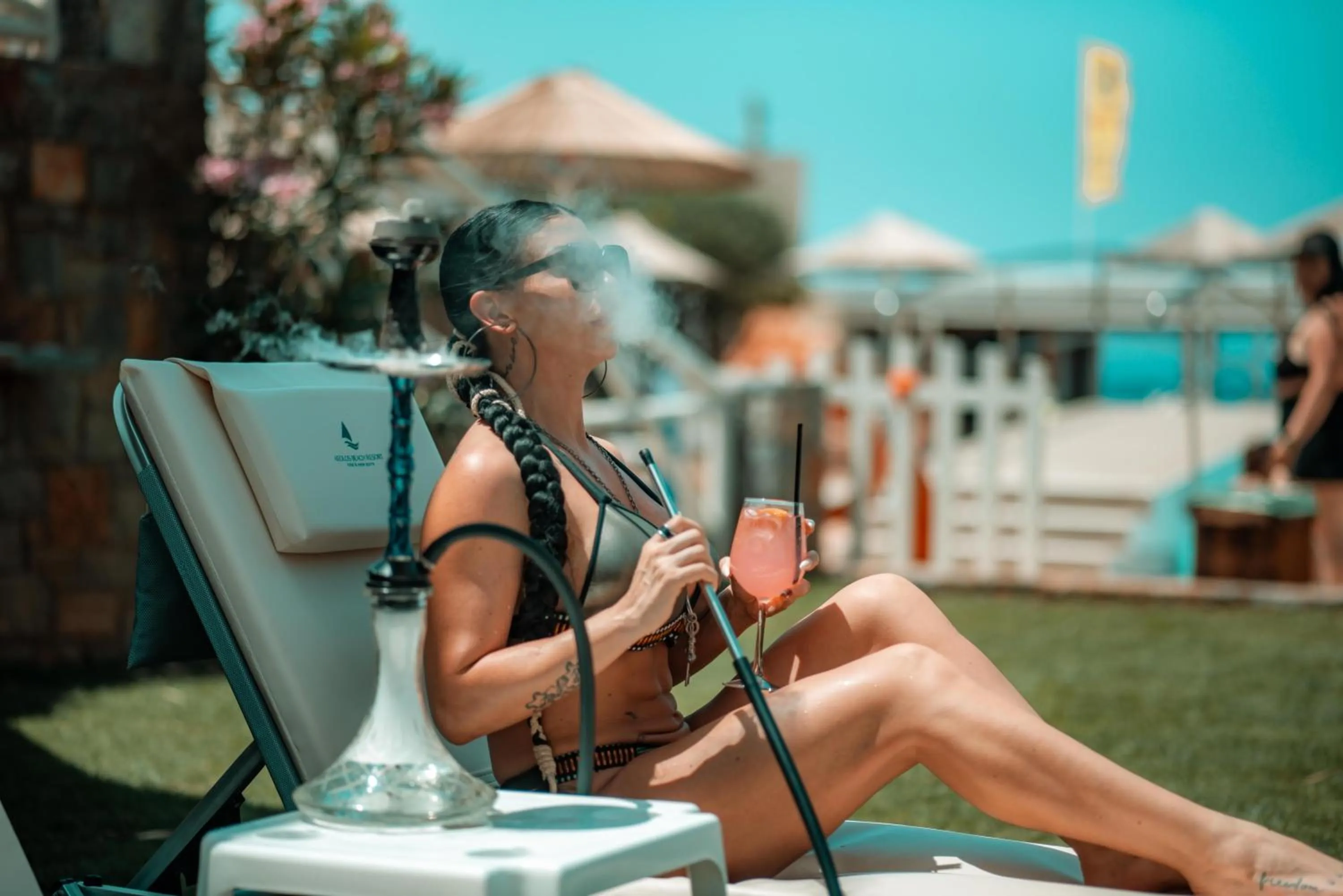 People in Aeolos Beach Resort