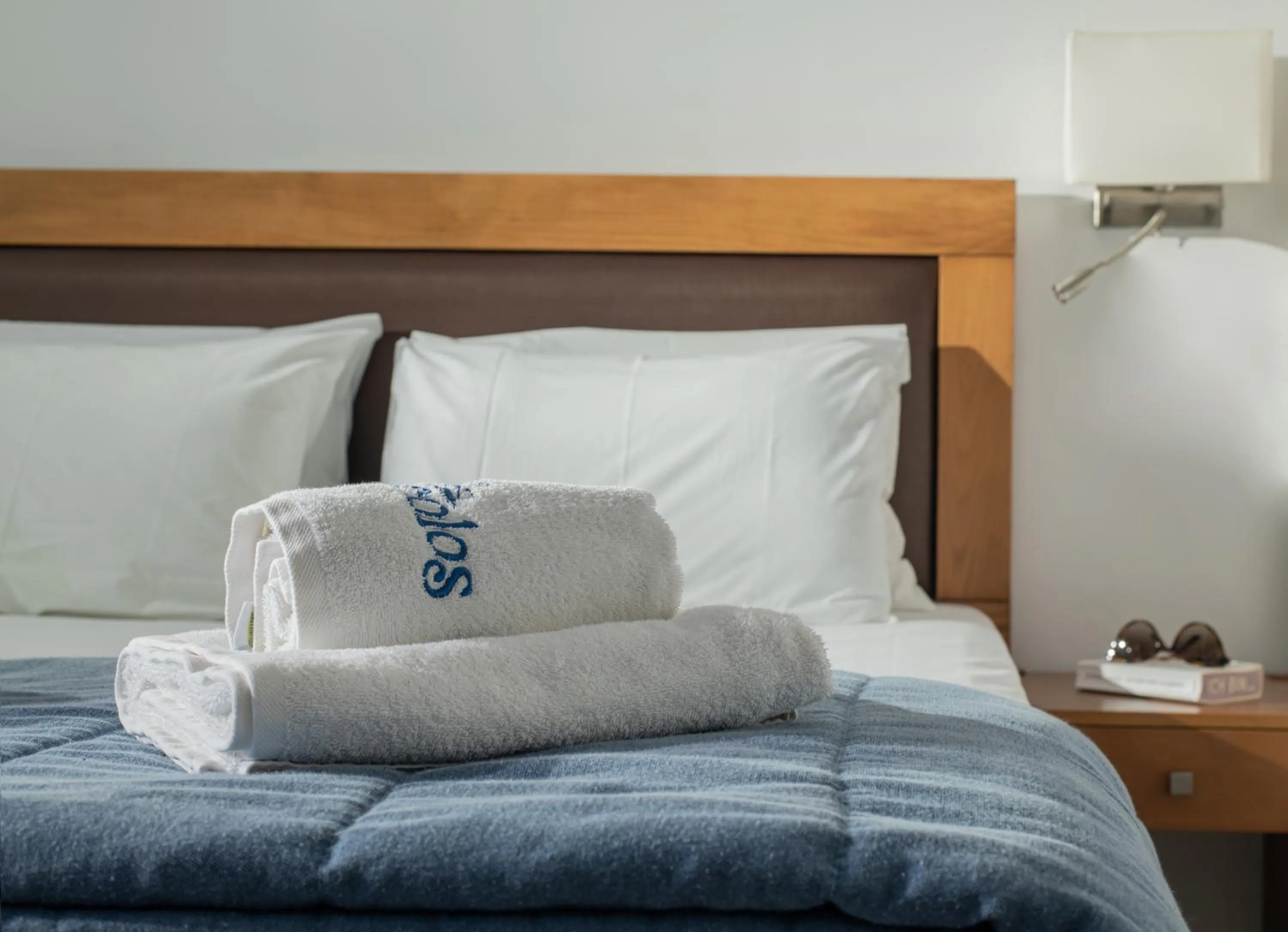 Bed in Aeolos Beach Resort