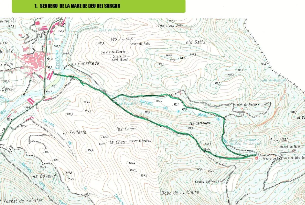 Hiking in Pensión Mesón La Lonja - Herbers