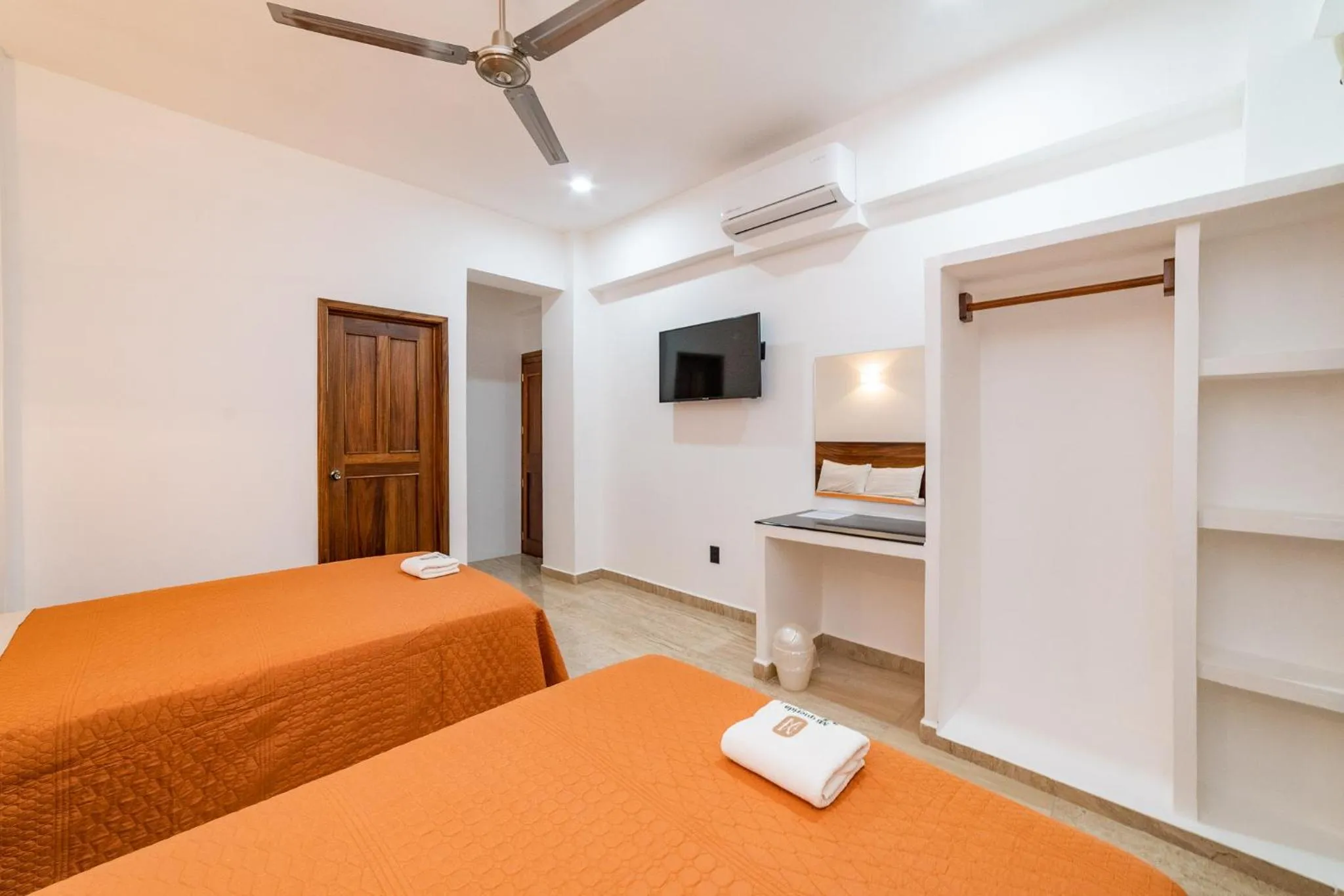 Bed in Mi Querida Maribel Hotel