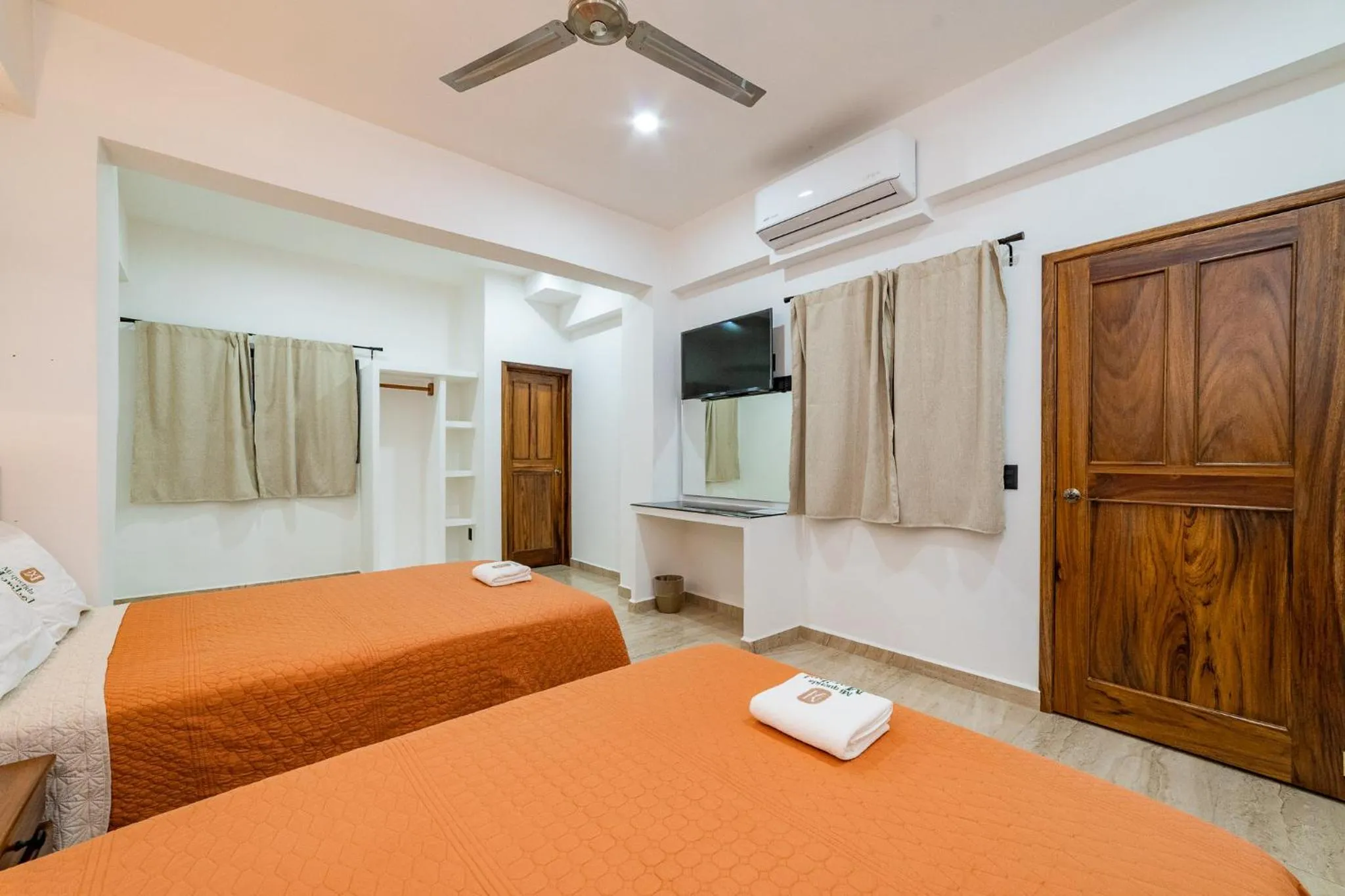 Bed in Mi Querida Maribel Hotel